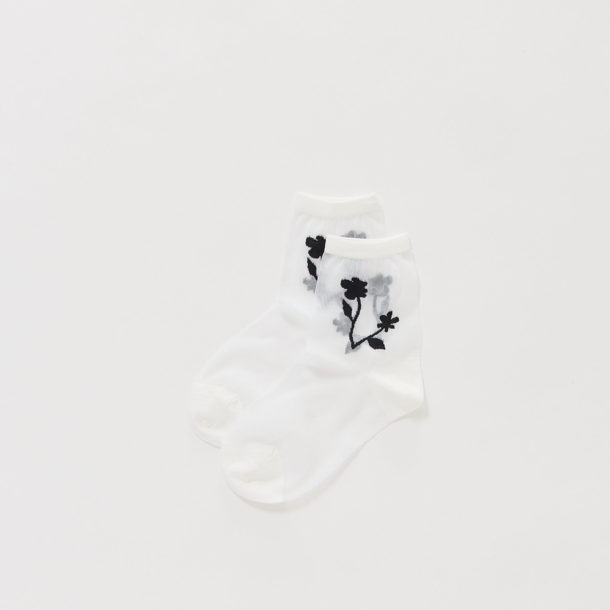 Shadowplay Sheer Crew White