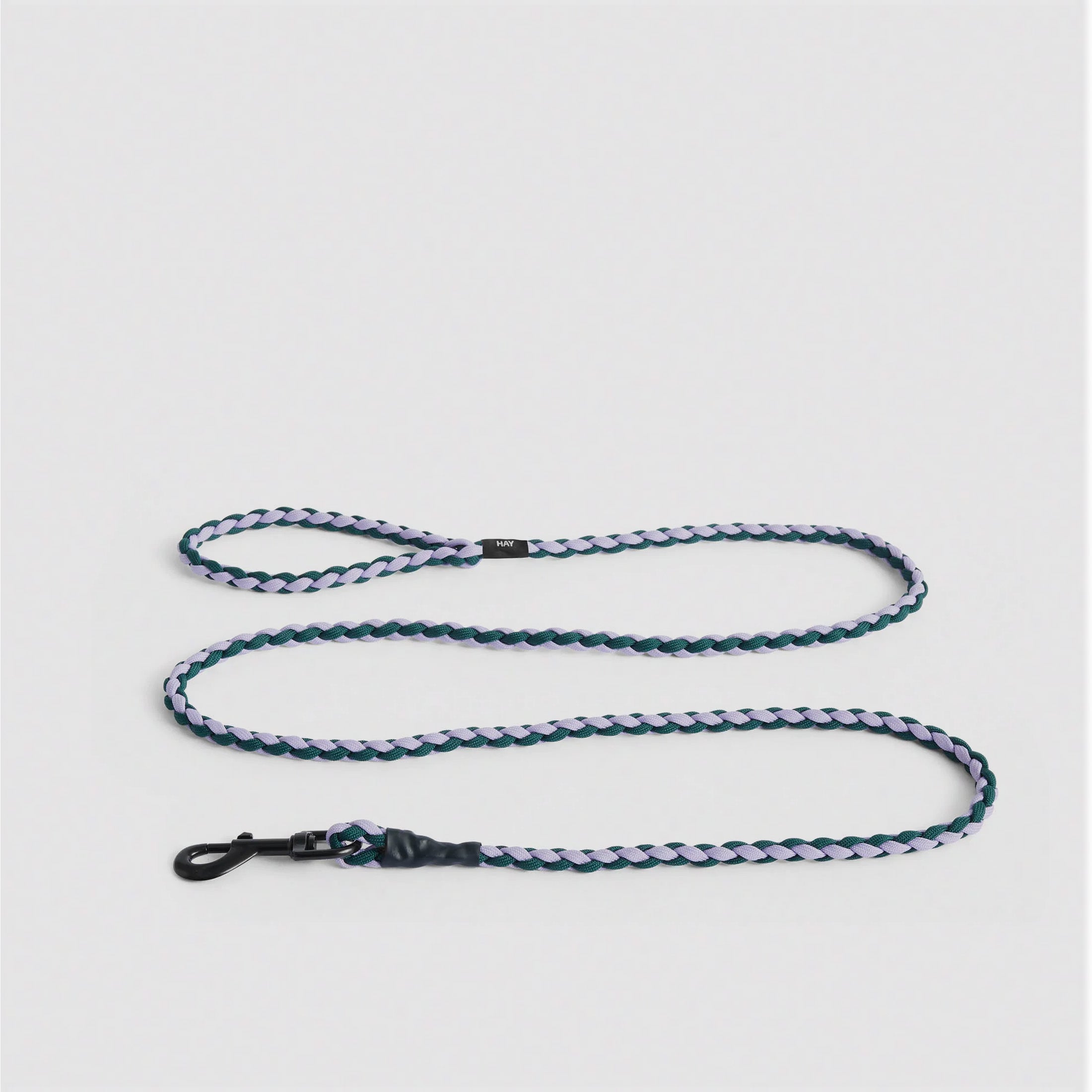 Dogs Leash Braided M/L Lavender/Green
