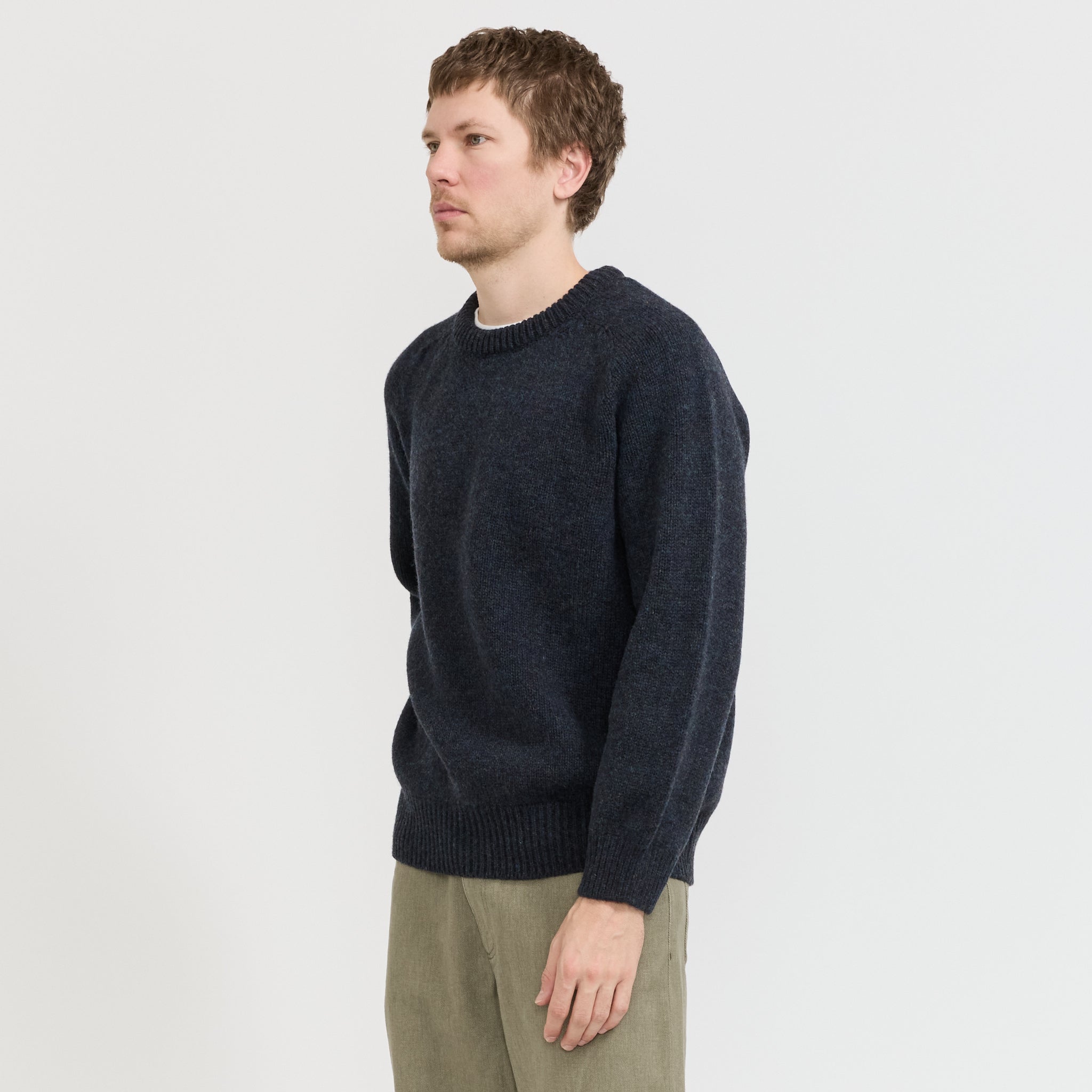 Howlin | Boxy Space Knit Pullover Storm | Maplestore