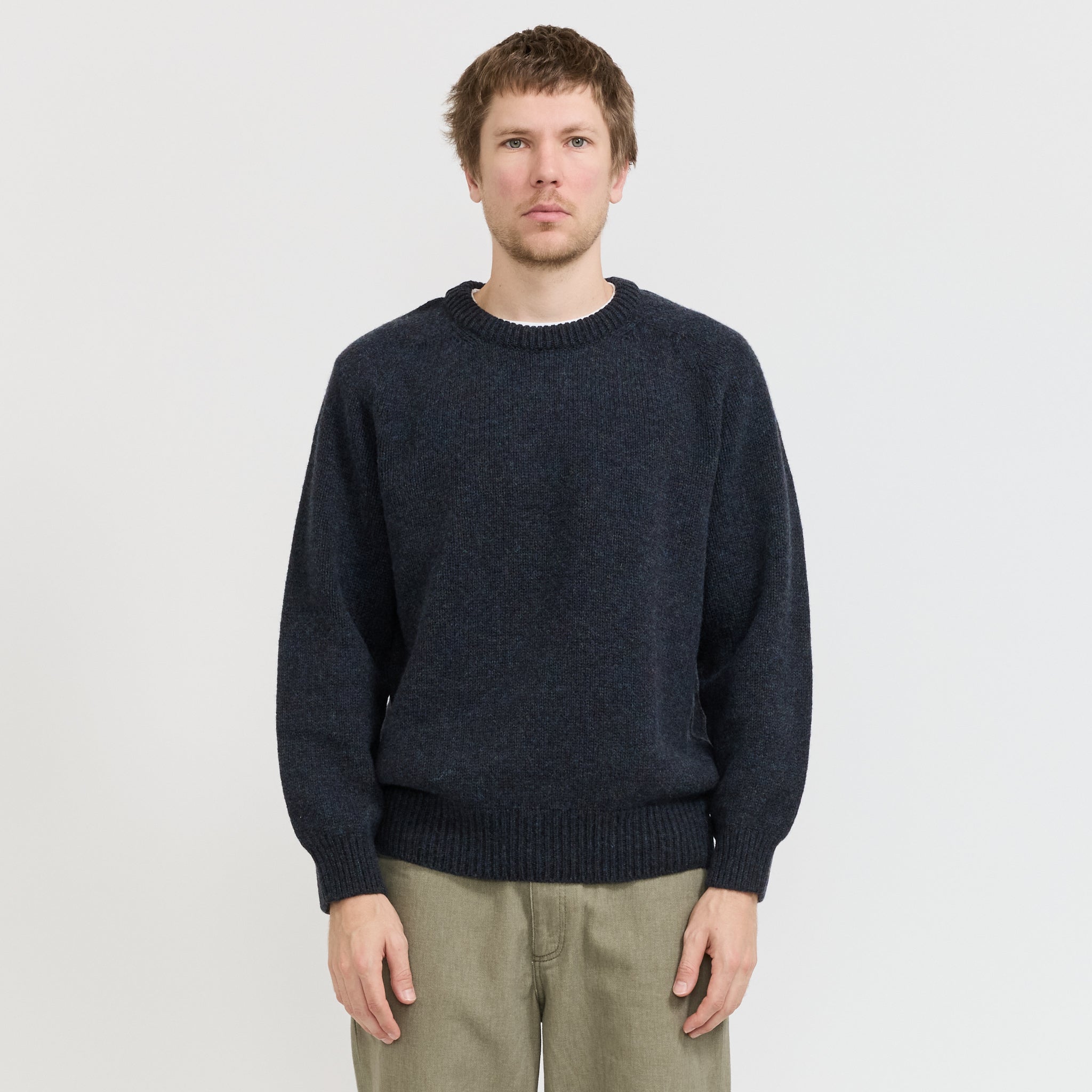 Howlin | Boxy Space Knit Pullover Storm | Maplestore