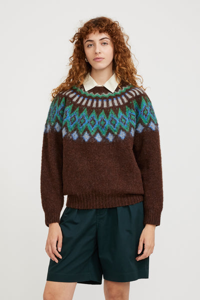 Howlin | Disco Circus Pullover Brownish | Maplestore
