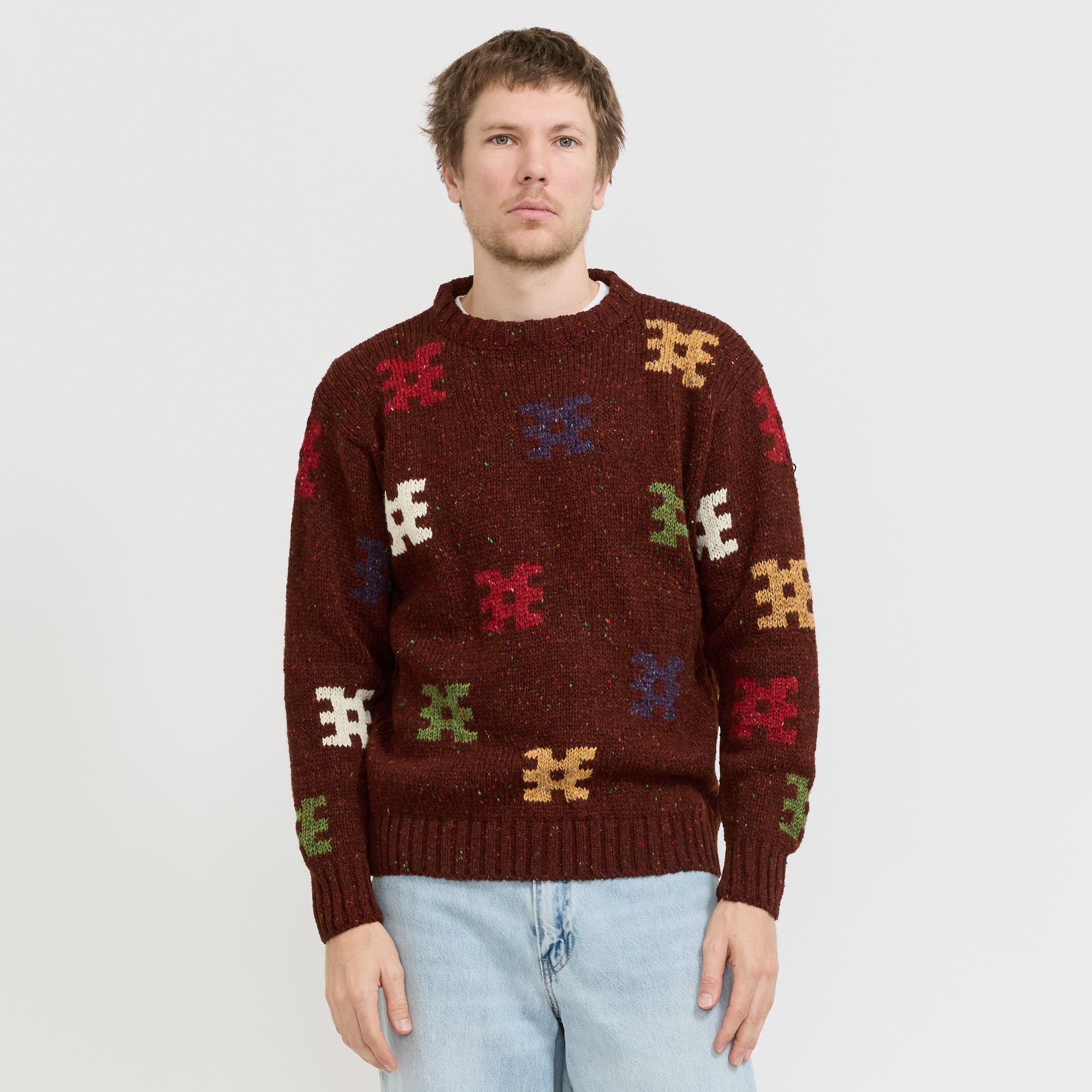 Howlin | Distant Echoes Pullover Burgundy | Maplestore