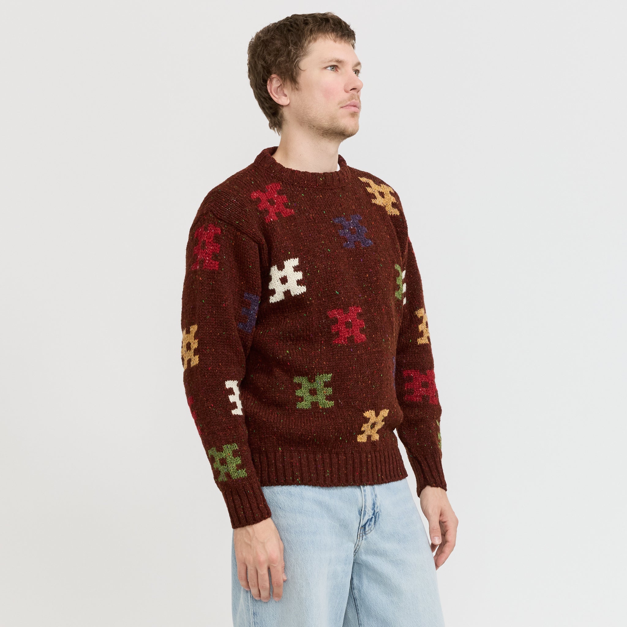 Howlin | Distant Echoes Pullover Burgundy | Maplestore