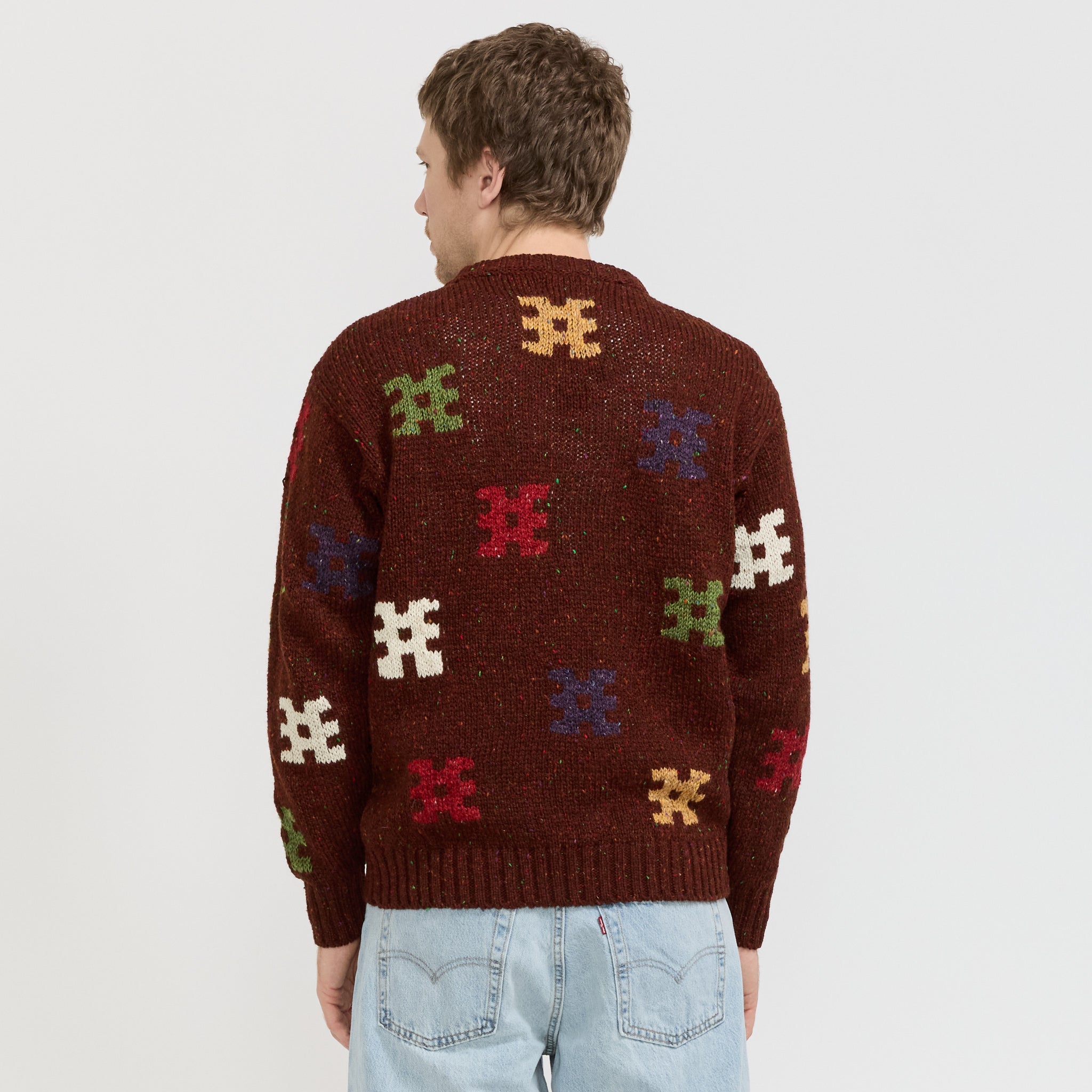 Howlin | Distant Echoes Pullover Burgundy | Maplestore