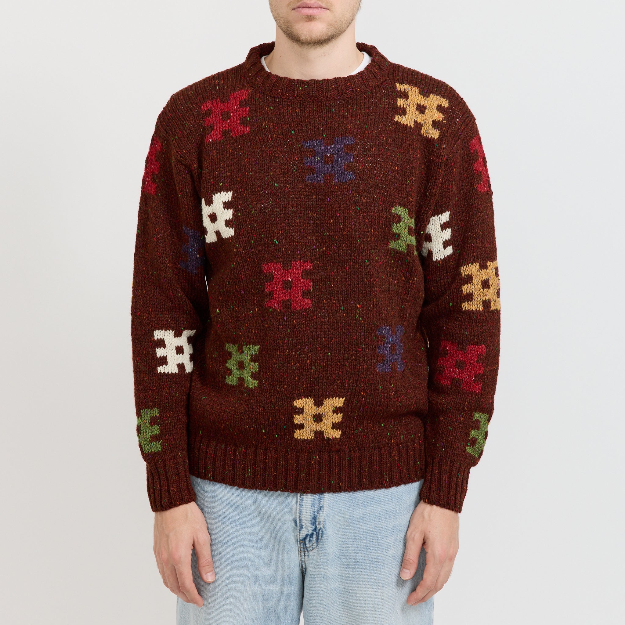 Howlin | Distant Echoes Pullover Burgundy | Maplestore