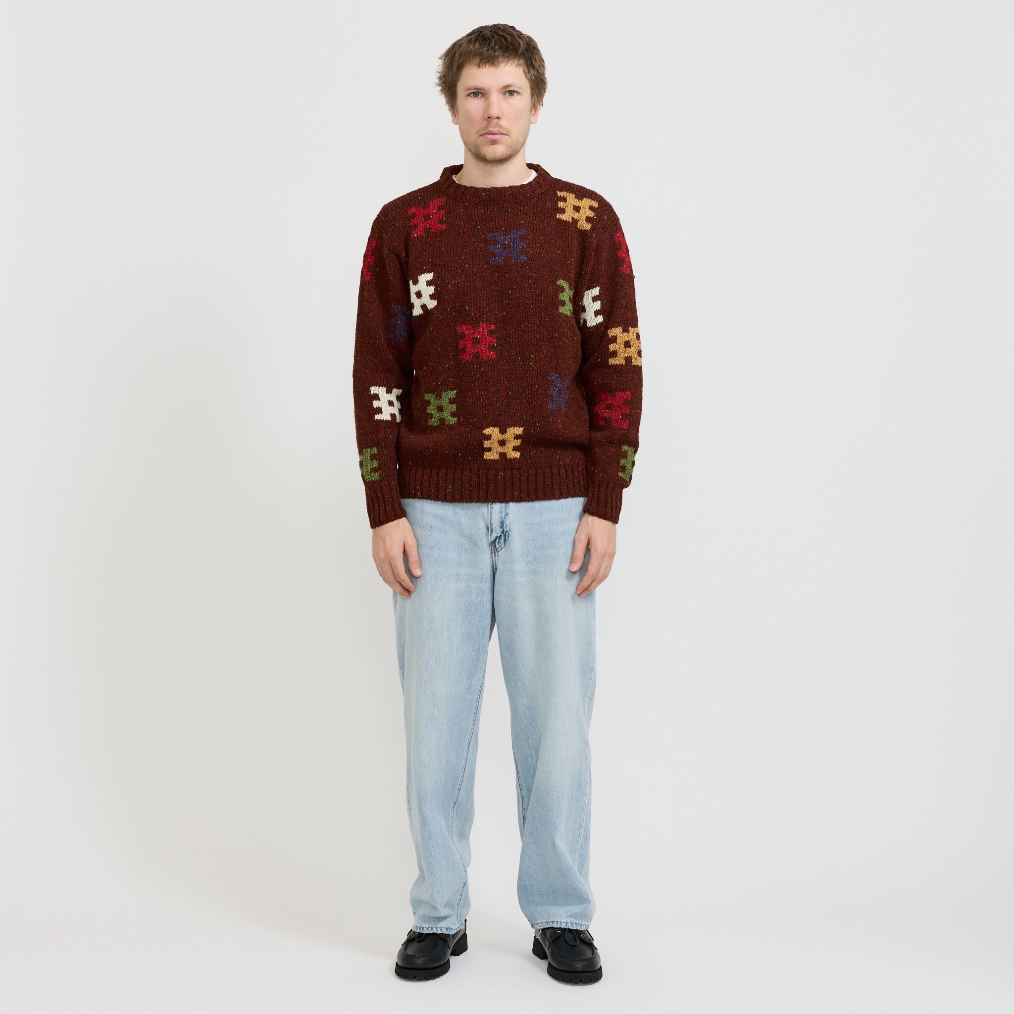 Howlin | Distant Echoes Pullover Burgundy | Maplestore