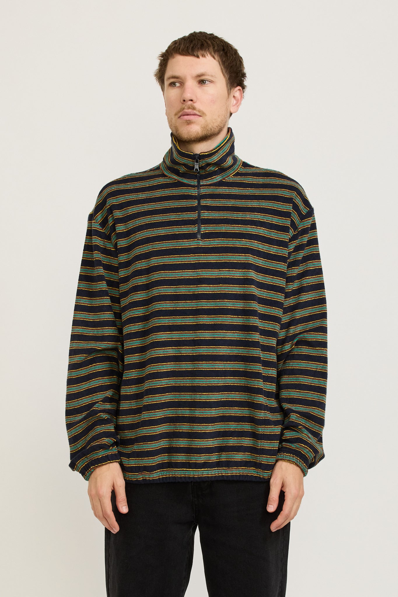 Howlin | Homer Hossa Striped Pullover Magic Navy | Maplestore