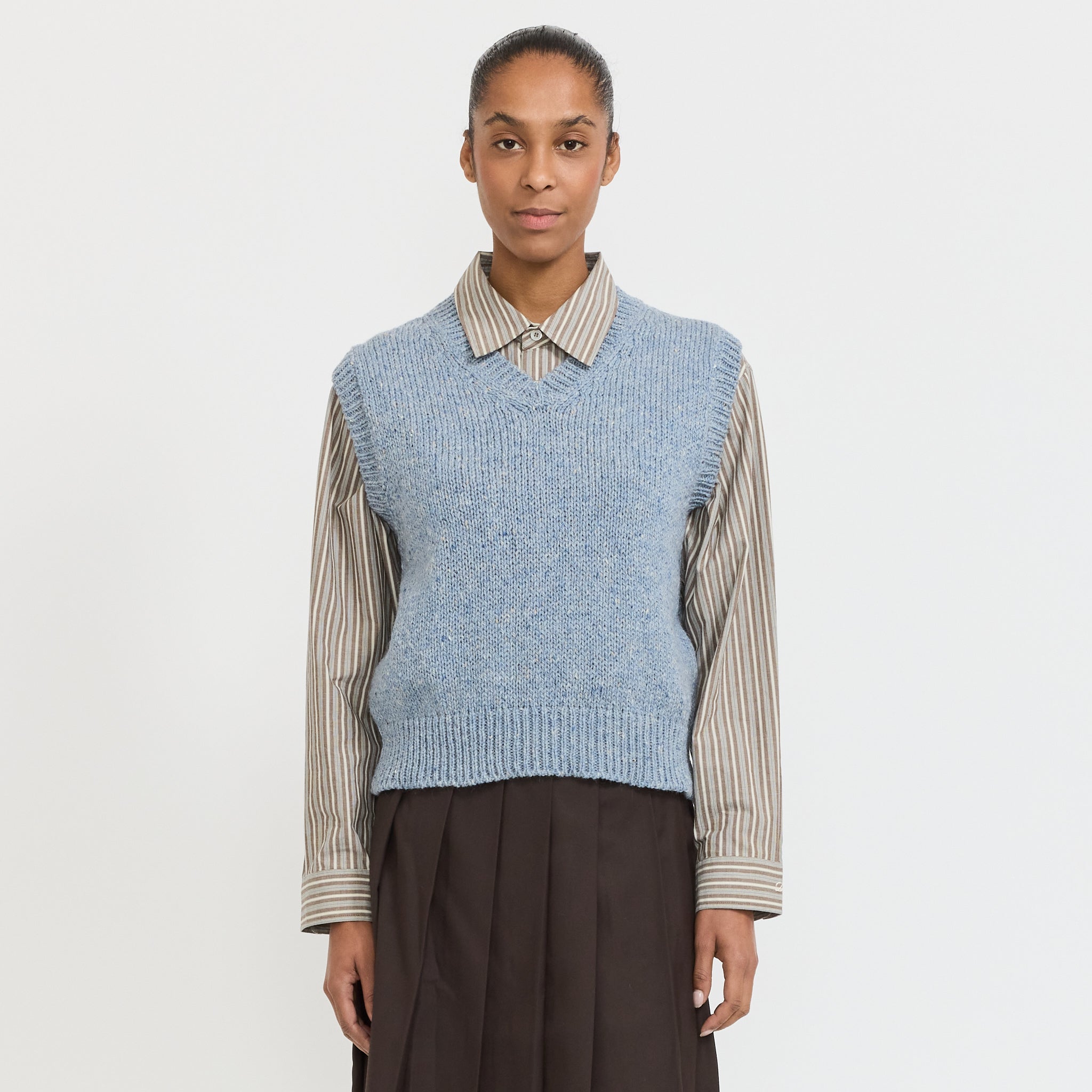 Lost My Sleeves Sweater Sky