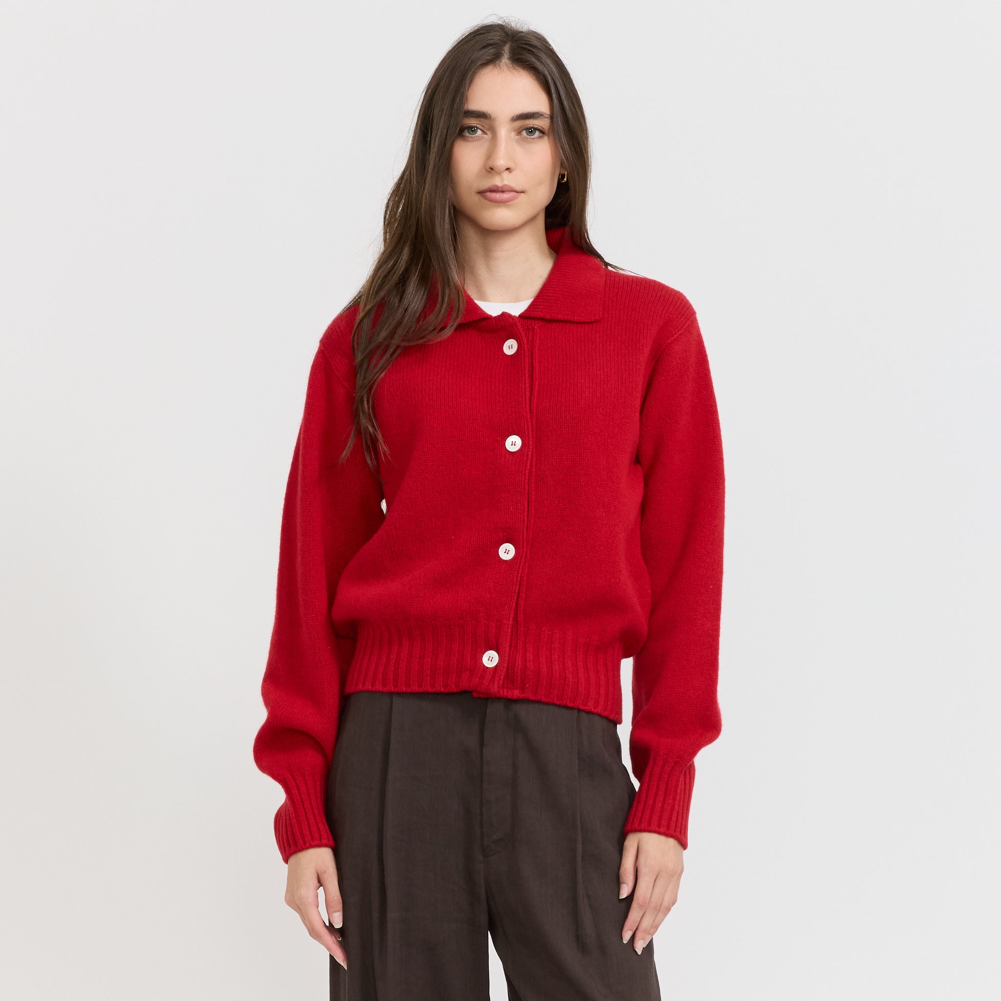 Howlin | Melodies Of Love Cardigan Red Fire | Maplestore