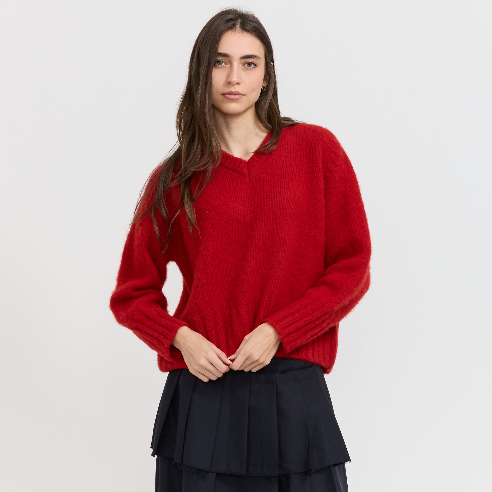 Howlin | Queen Of The Night Pullover Flaming Red | Maplestore