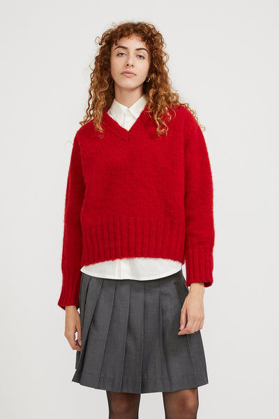 Howlin | Queen Of The Night Pullover Flaming Red | Maplestore