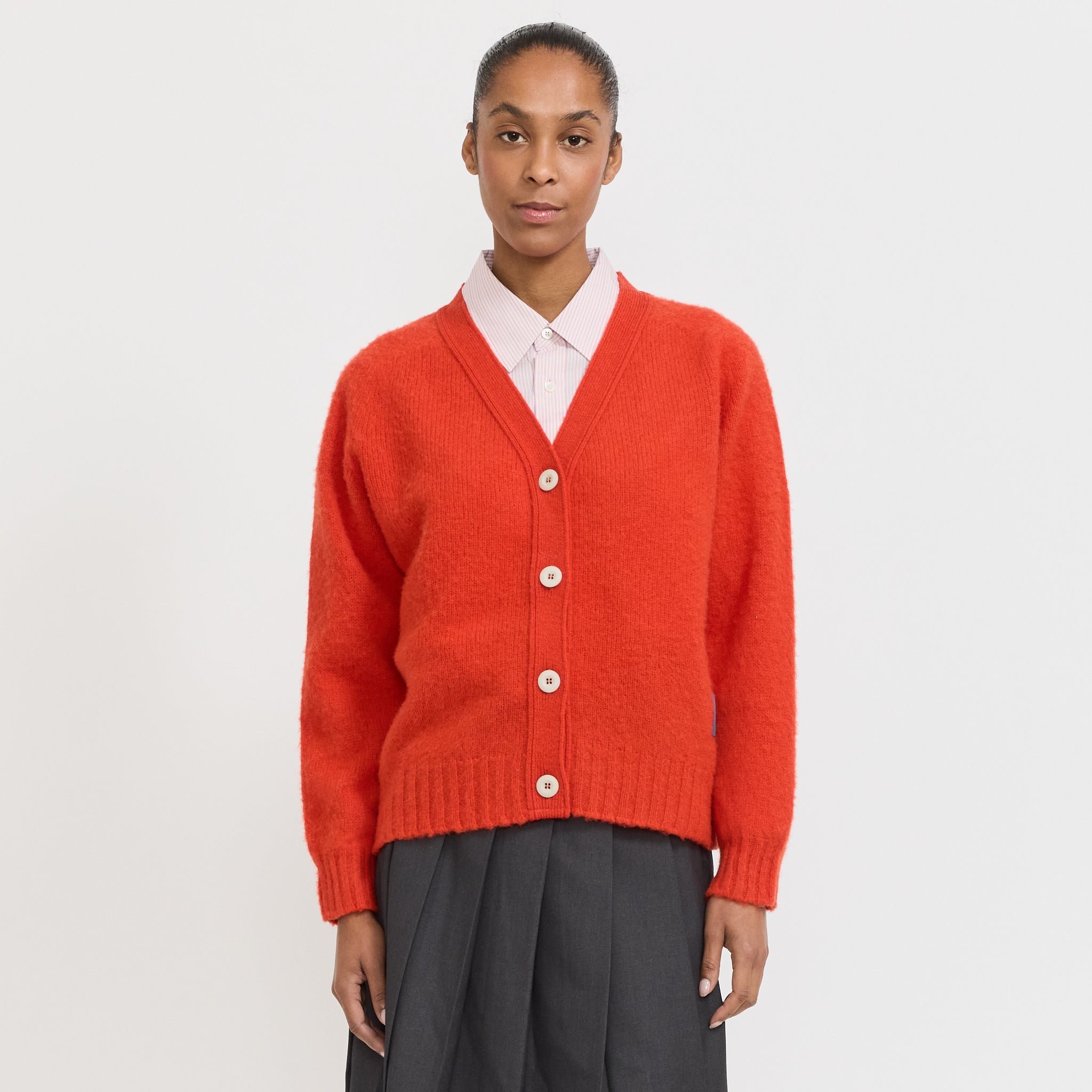 Shaggy Bear Woman Cardigan Passion