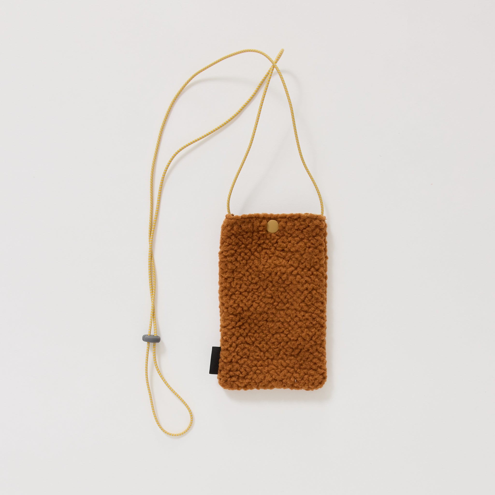 Shaggy Bear Pouch Cognac
