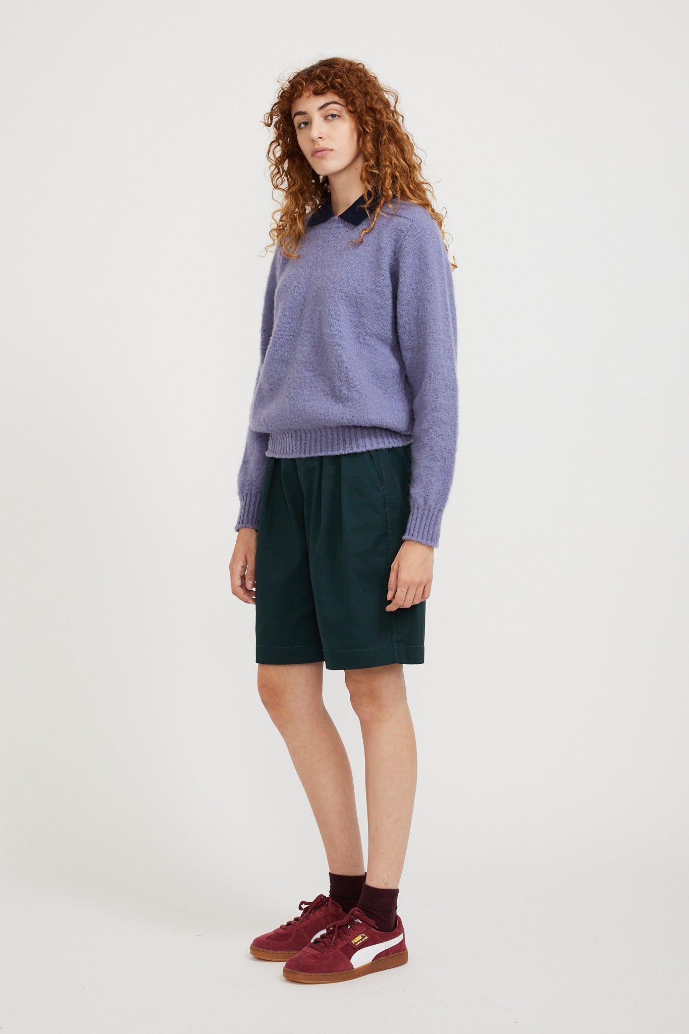 Howlin | Shaggy Bear Womens Pullover Purple Clouds | Maplestore