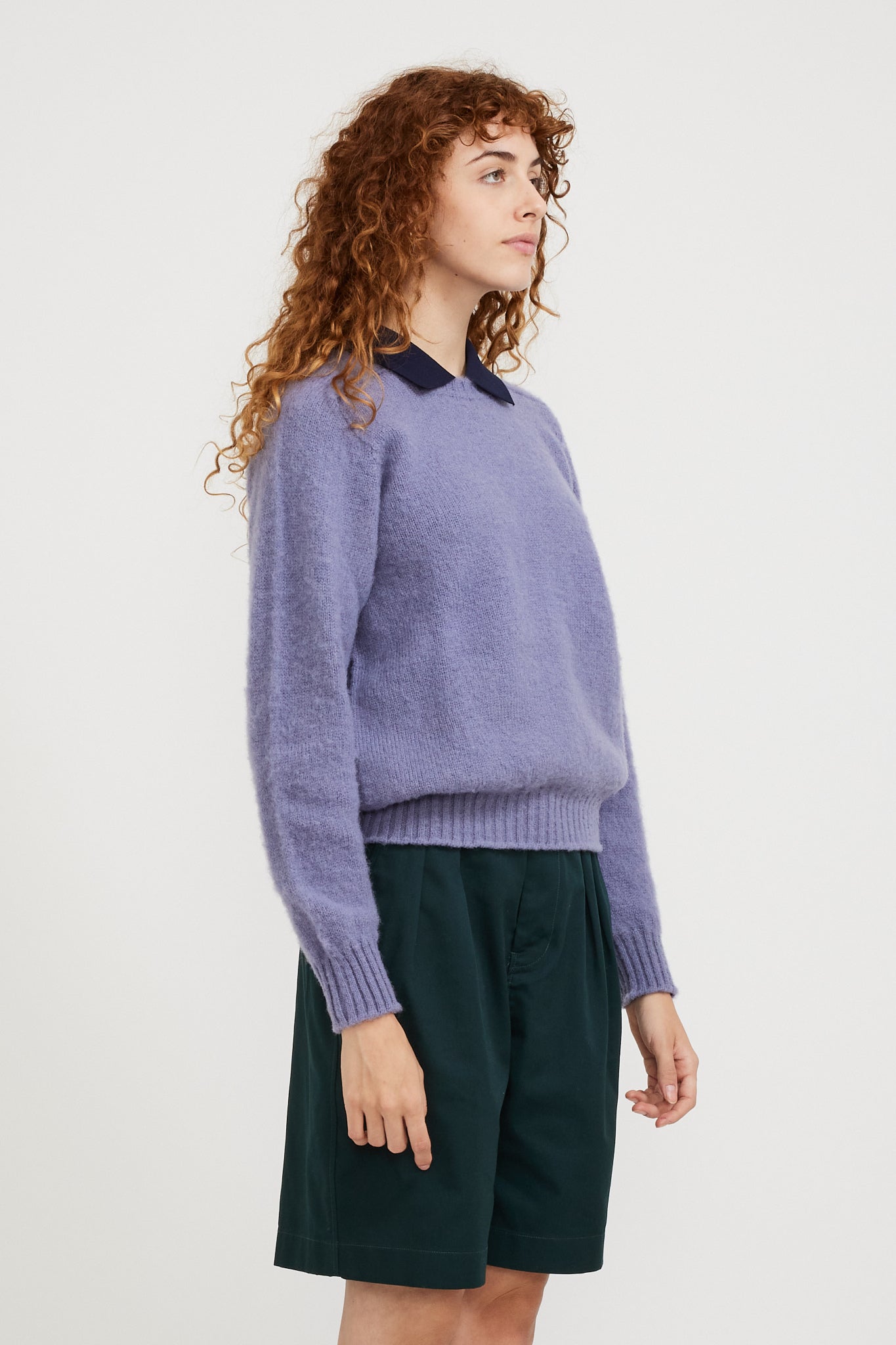 Howlin | Shaggy Bear Womens Pullover Purple Clouds | Maplestore