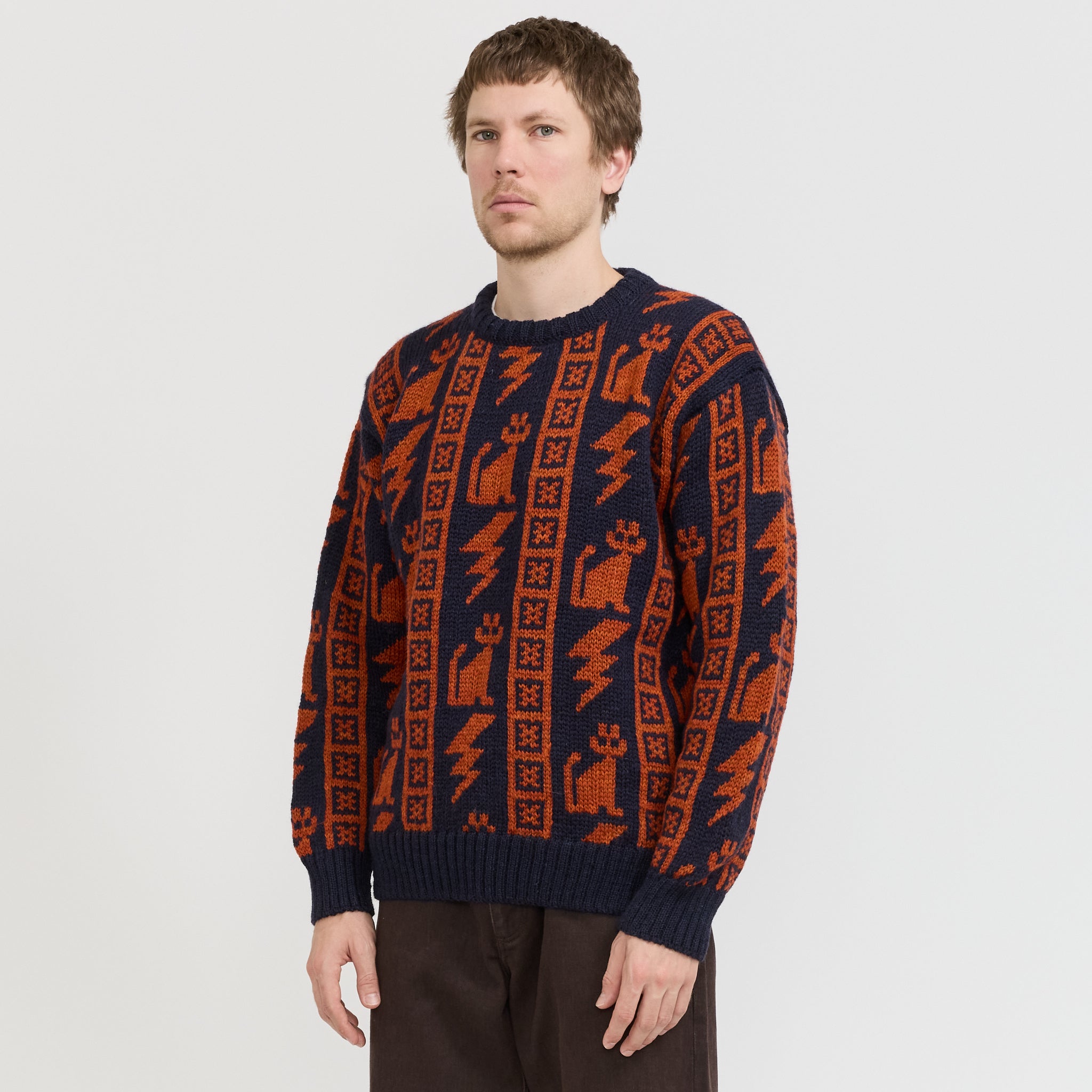 Howlin | Thunder Cats Pullover Navy | Maplestore