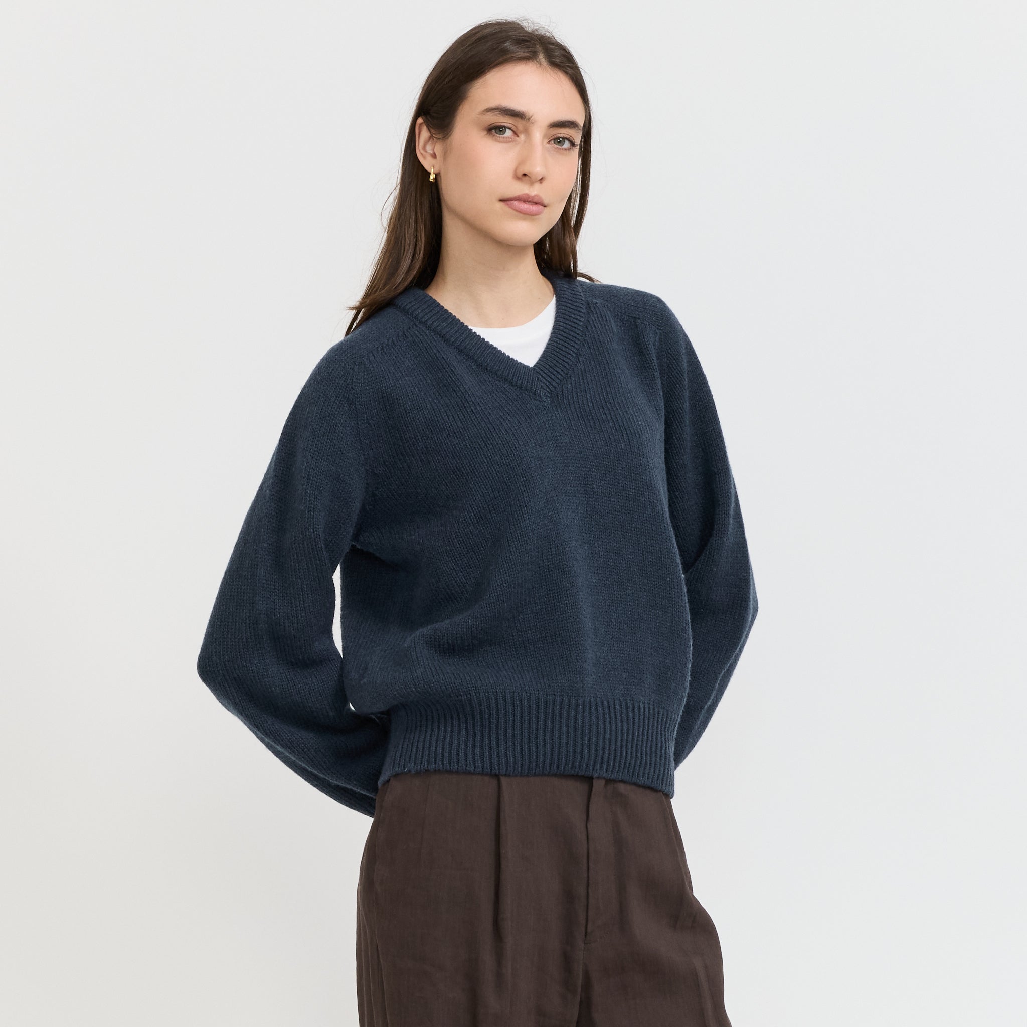 Howlin | Twisted Mirror Pullover Navy Dream | Maplestore