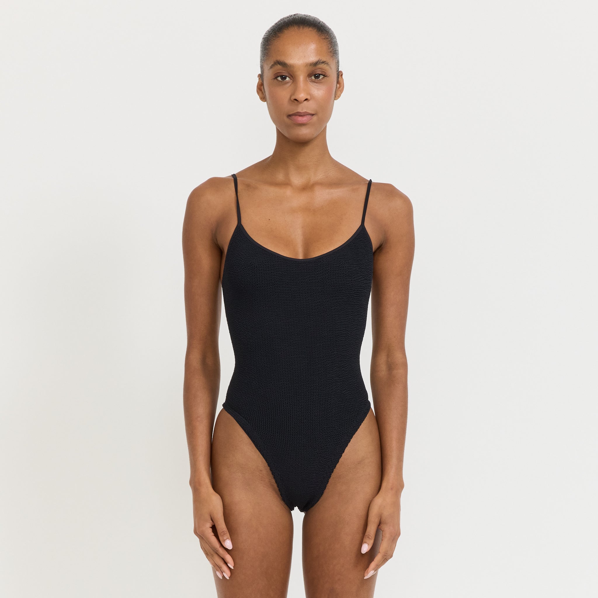 Pamela Swimsuit Crinkle Black