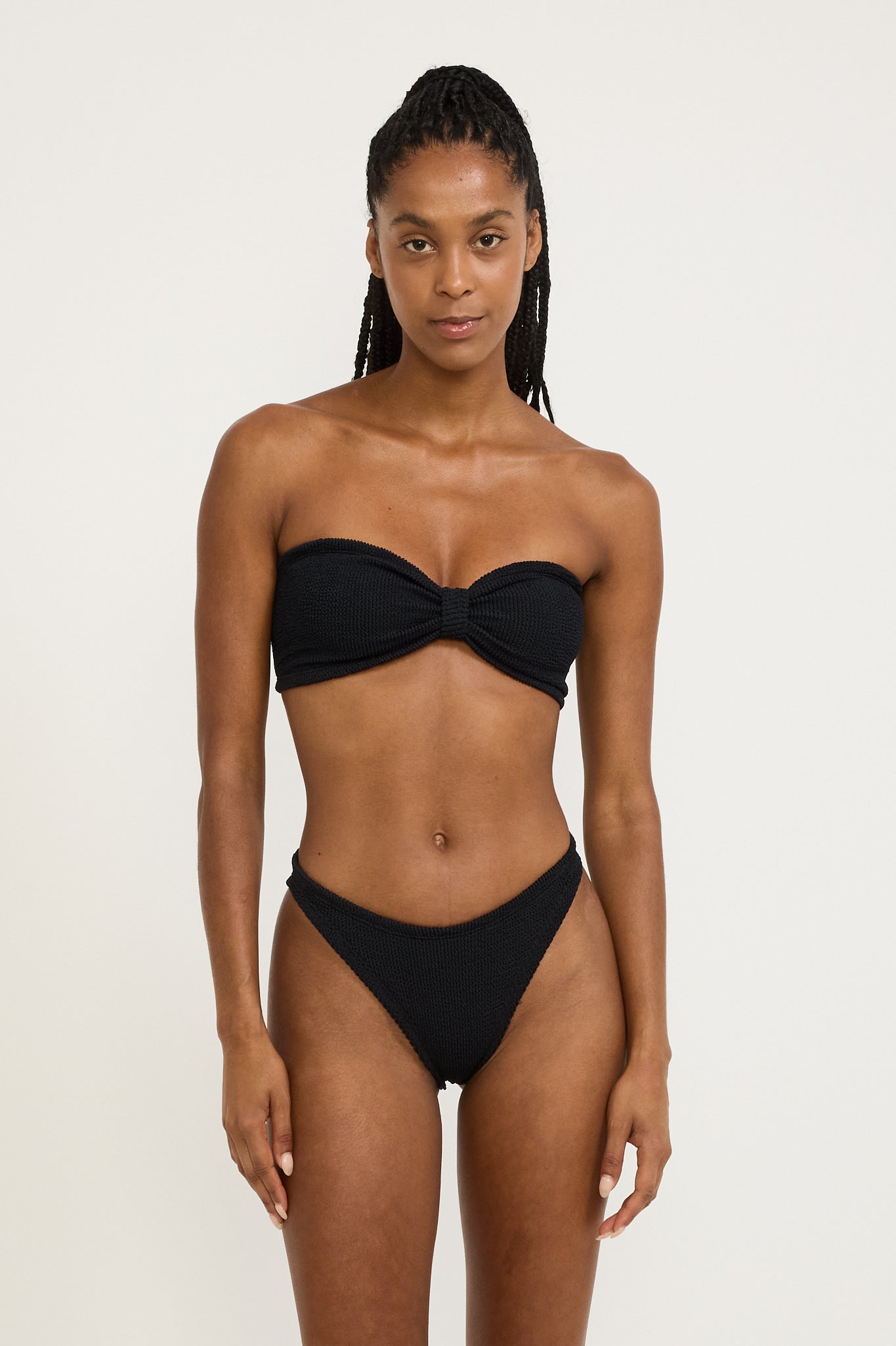 Jean Bikini Crinkle Black