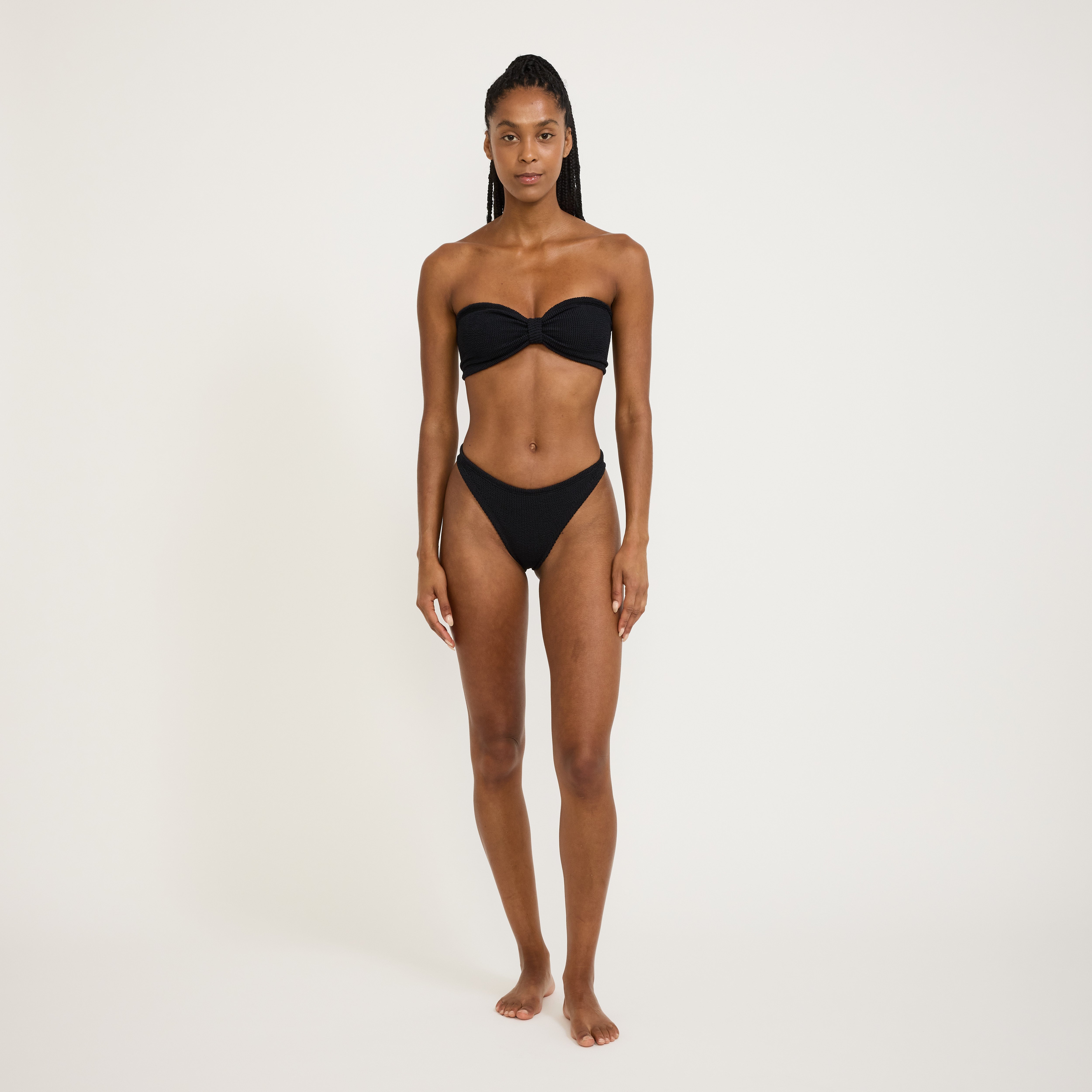 Jean Bikini Crinkle Black