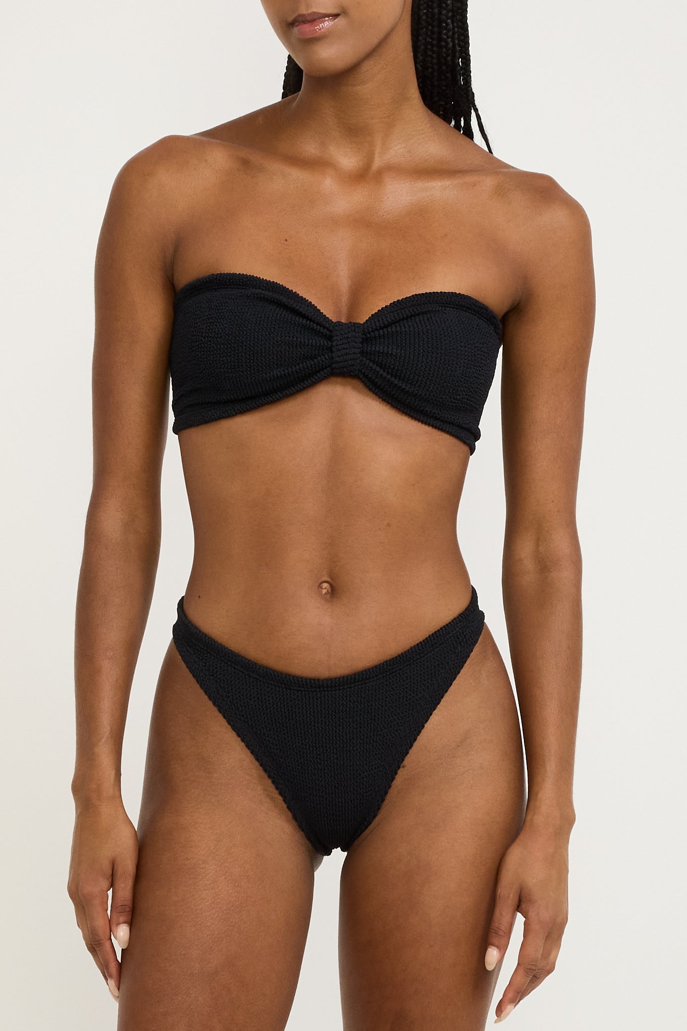 Jean Bikini Crinkle Black