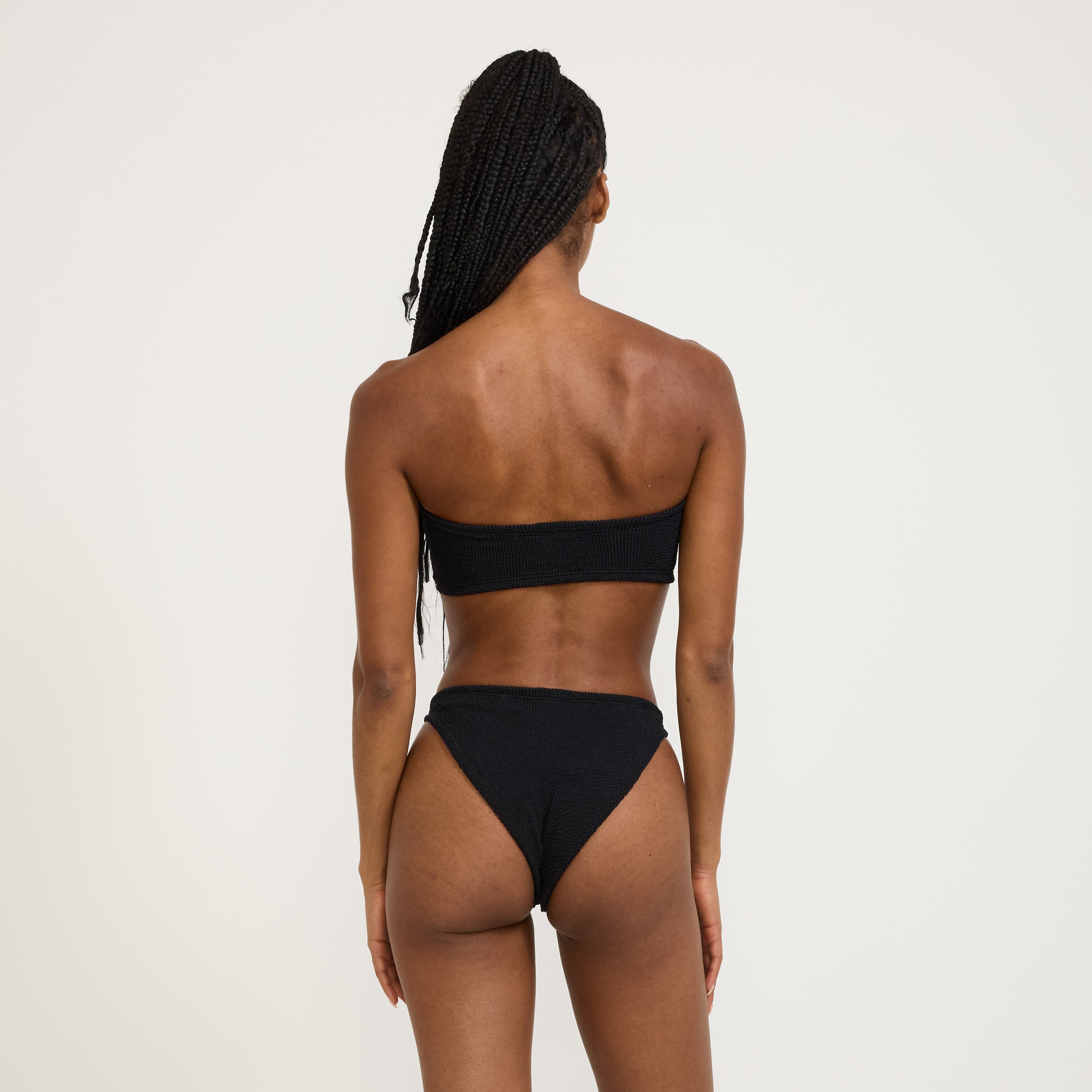 ビキニ Hunza G SS25 Swimwear (JEAN BIKINI CRINKLEBLACK) Hunza G Jean Bikini Crinkle Black | Maplestore