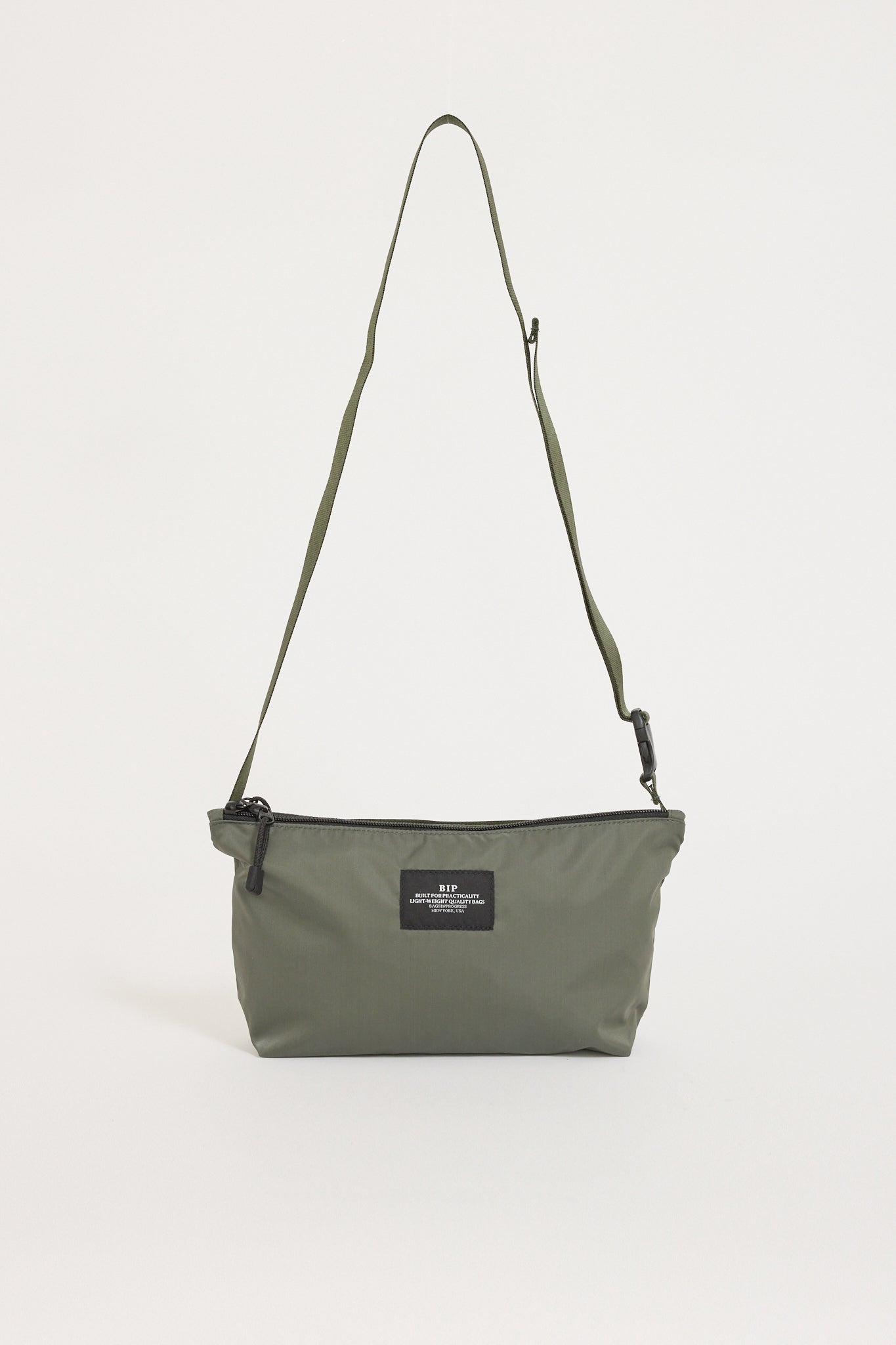 Bags In Progress | Fannypack Crossbody Khaki Green/Black Pocket | Maplestore