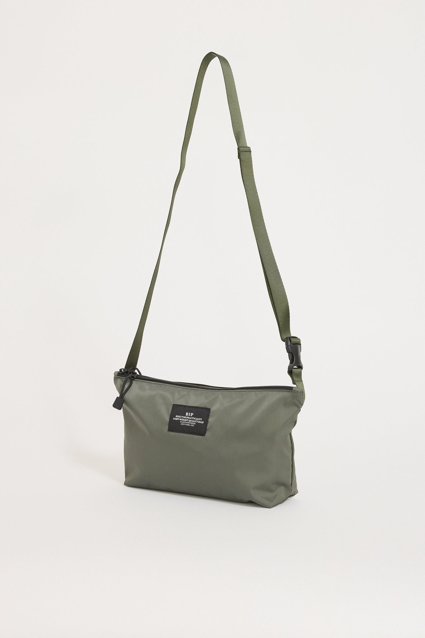 Bags In Progress | Fannypack Crossbody Khaki Green/Black Pocket | Maplestore