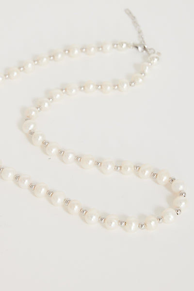JOYE | White Pearl Necklace | Maplestore