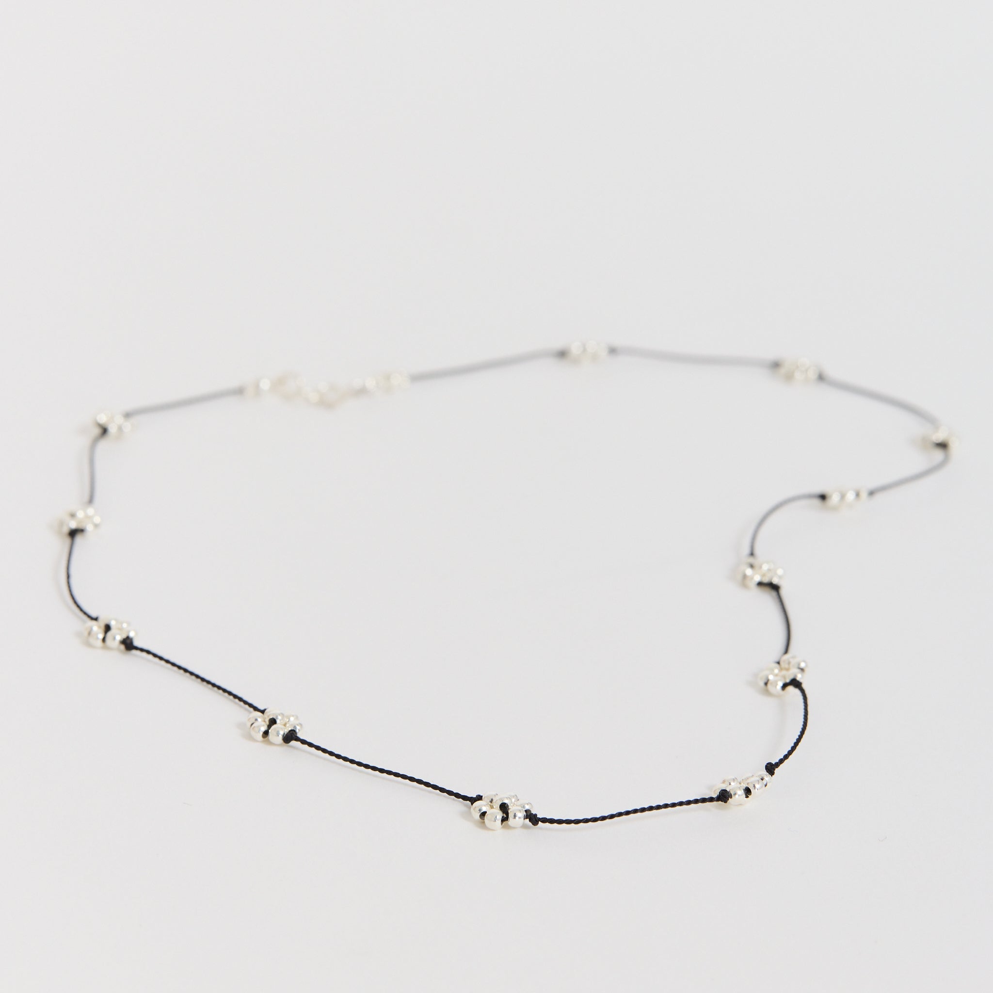Garden Necklace Silver/Black