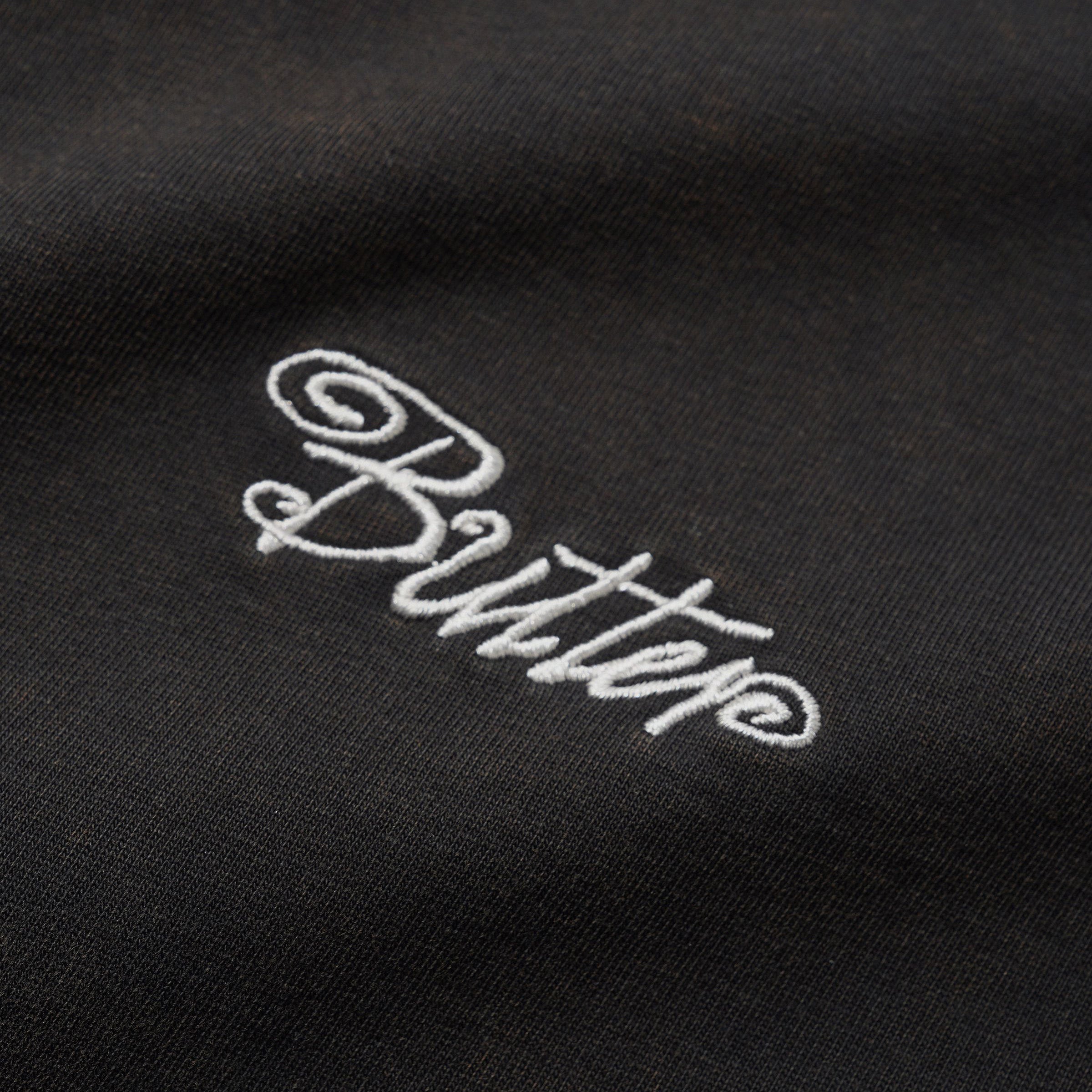 Jive Overlock Stitch Tee Distressed Black