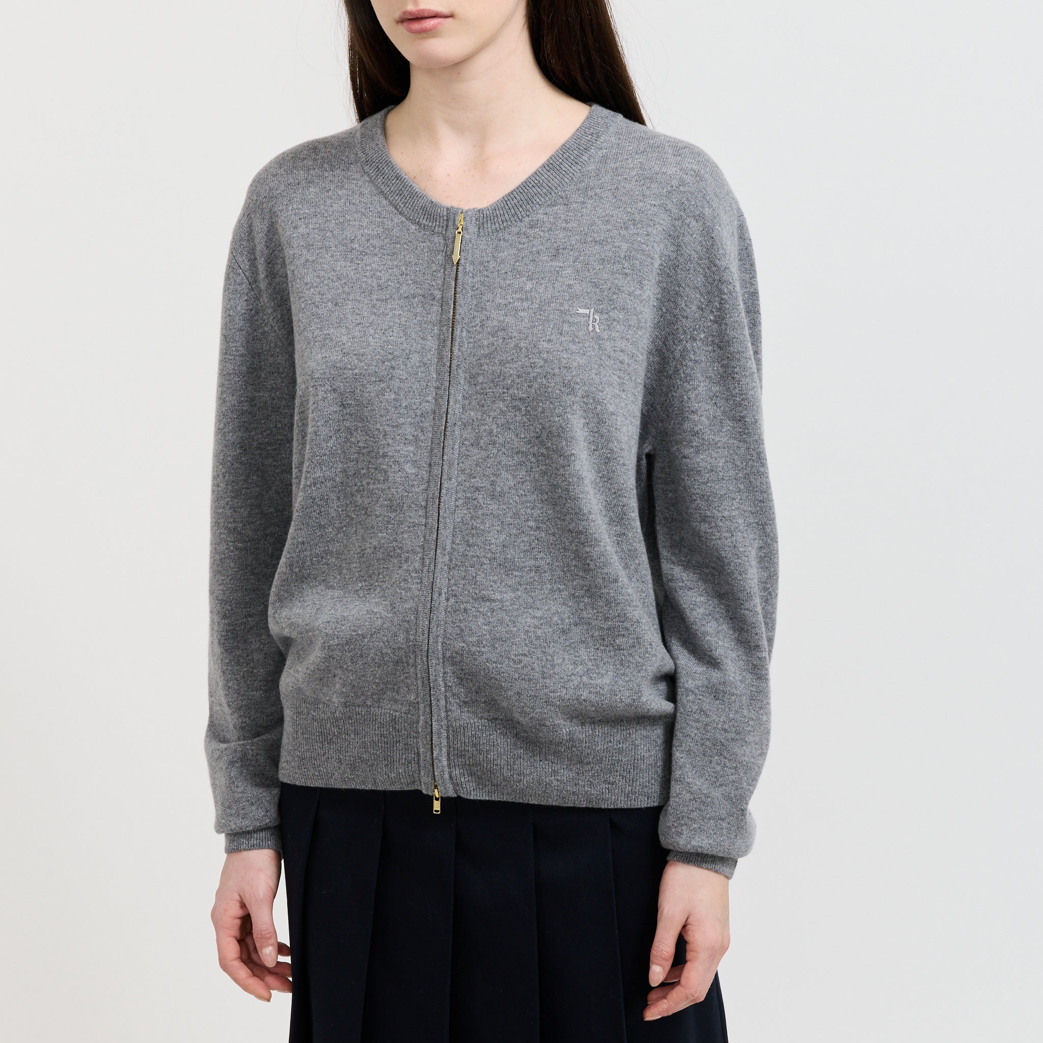 Elodie Cardigan Grey Marle