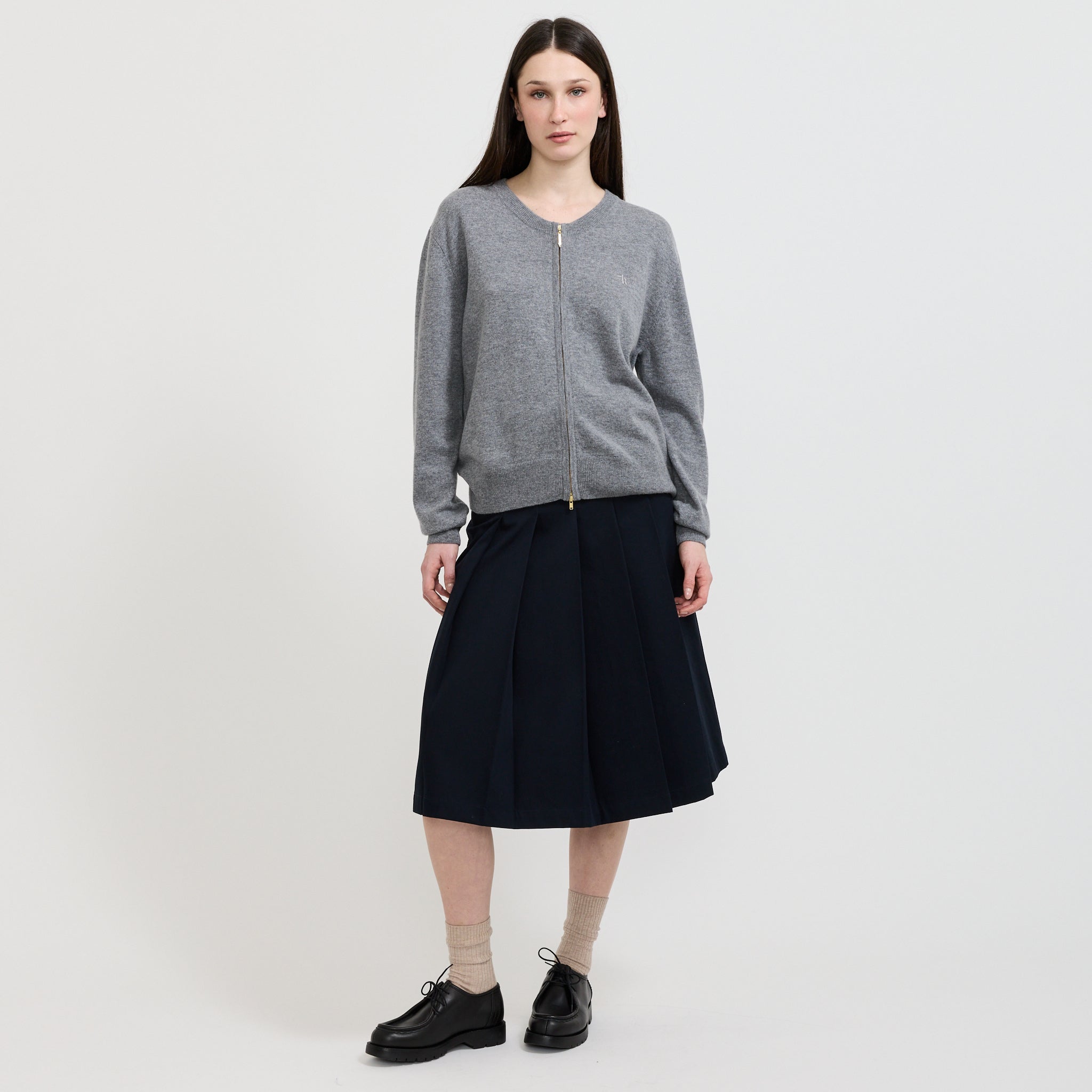 Elodie Cardigan Grey Marle