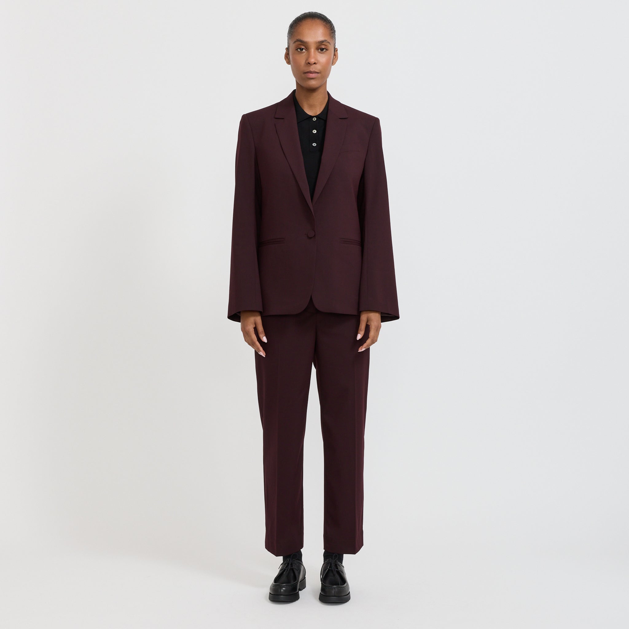 Karen Walker | Dark Matter Trousers Everyday Suiting Plum | Maplestore