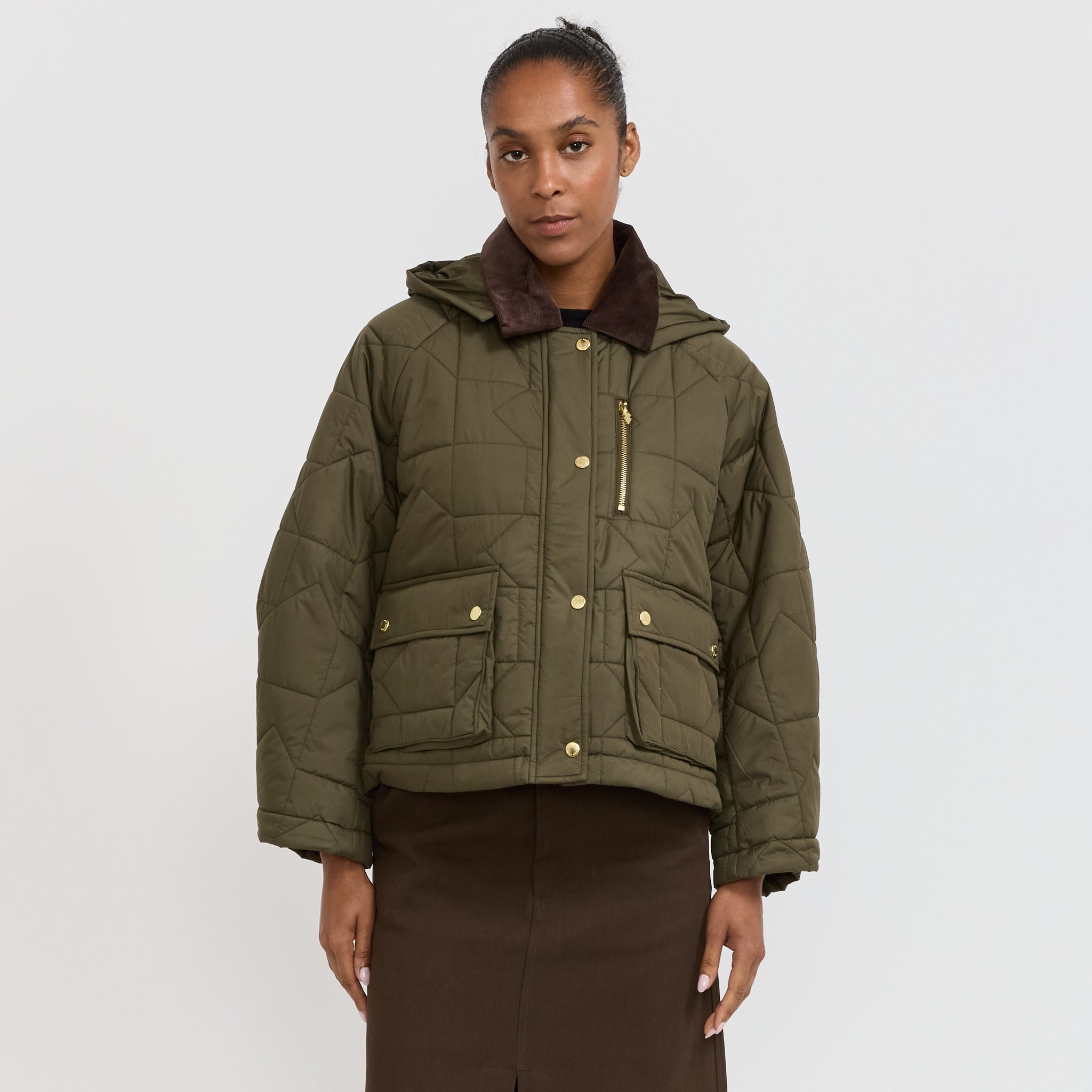 Karen Walker | Harvest Jacket Dark Olive | Maplestore