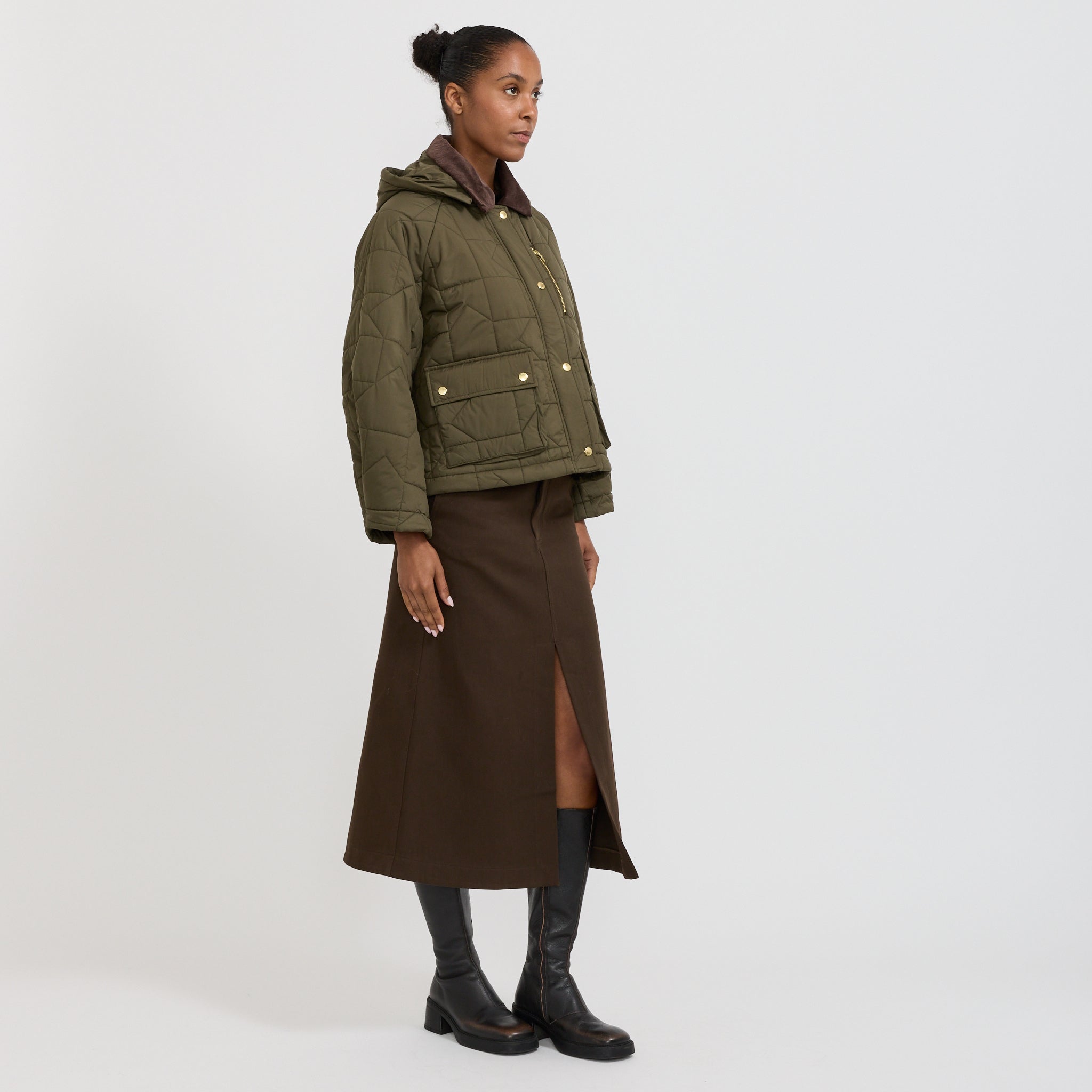 Karen Walker | Harvest Jacket Dark Olive | Maplestore