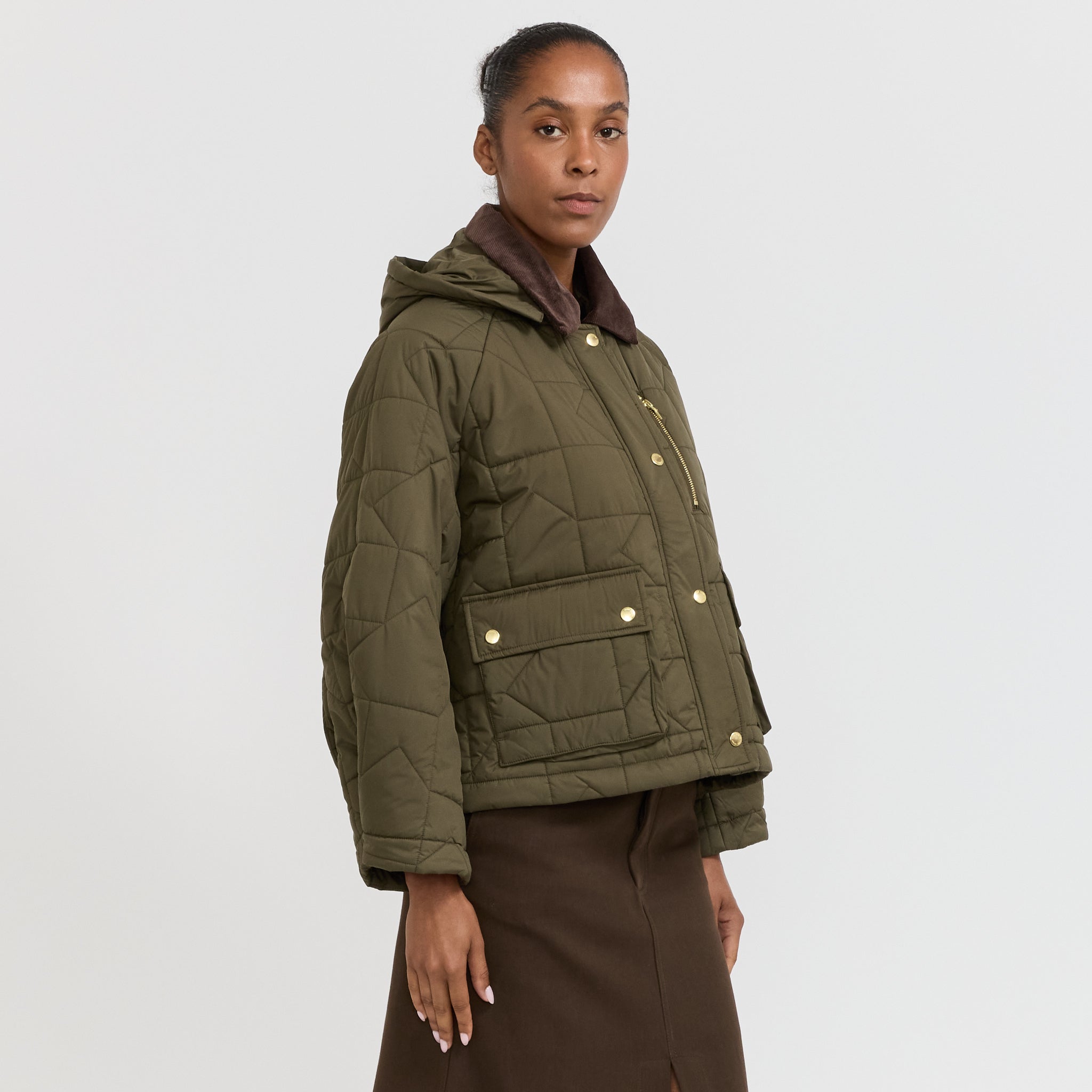 Karen Walker | Harvest Jacket Dark Olive | Maplestore