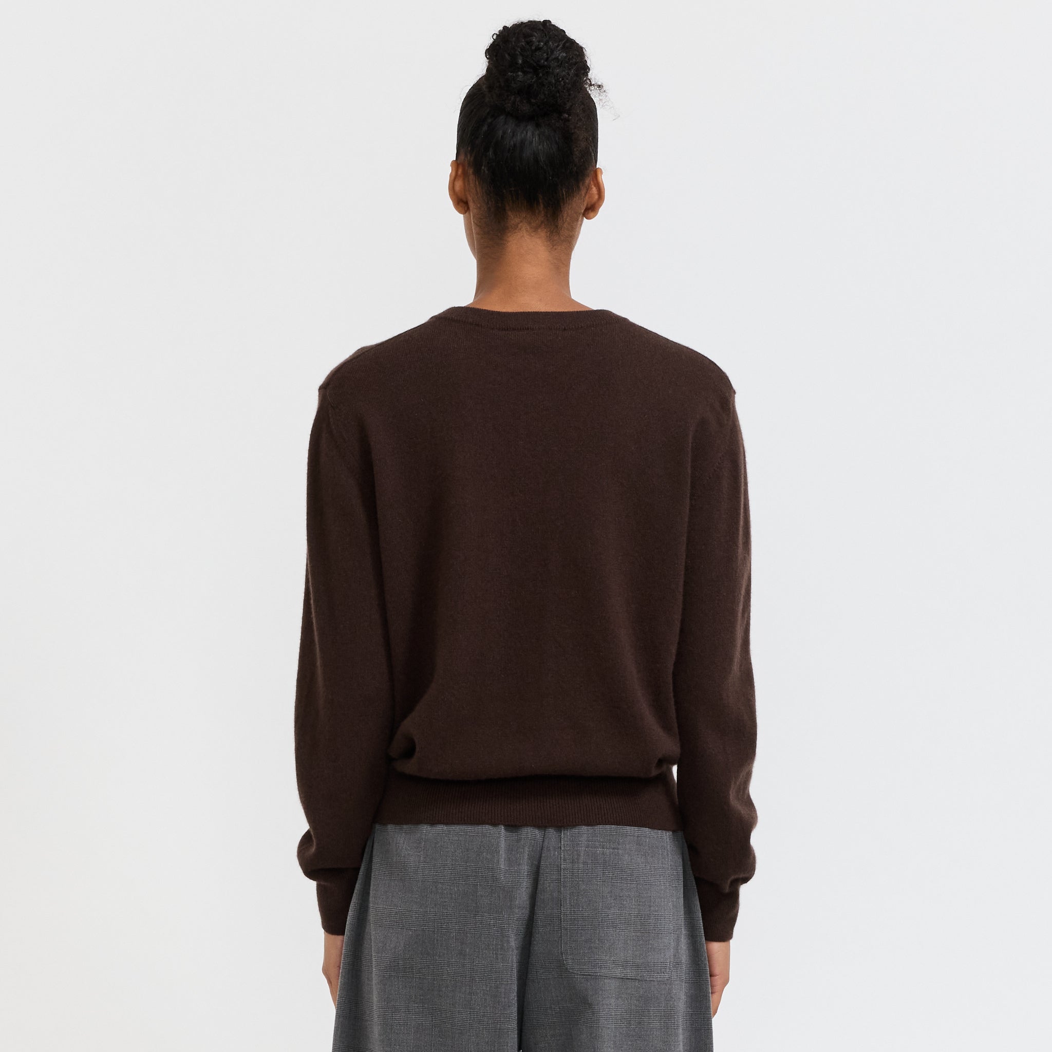 Posy Cashmere Cardigan Chocolate