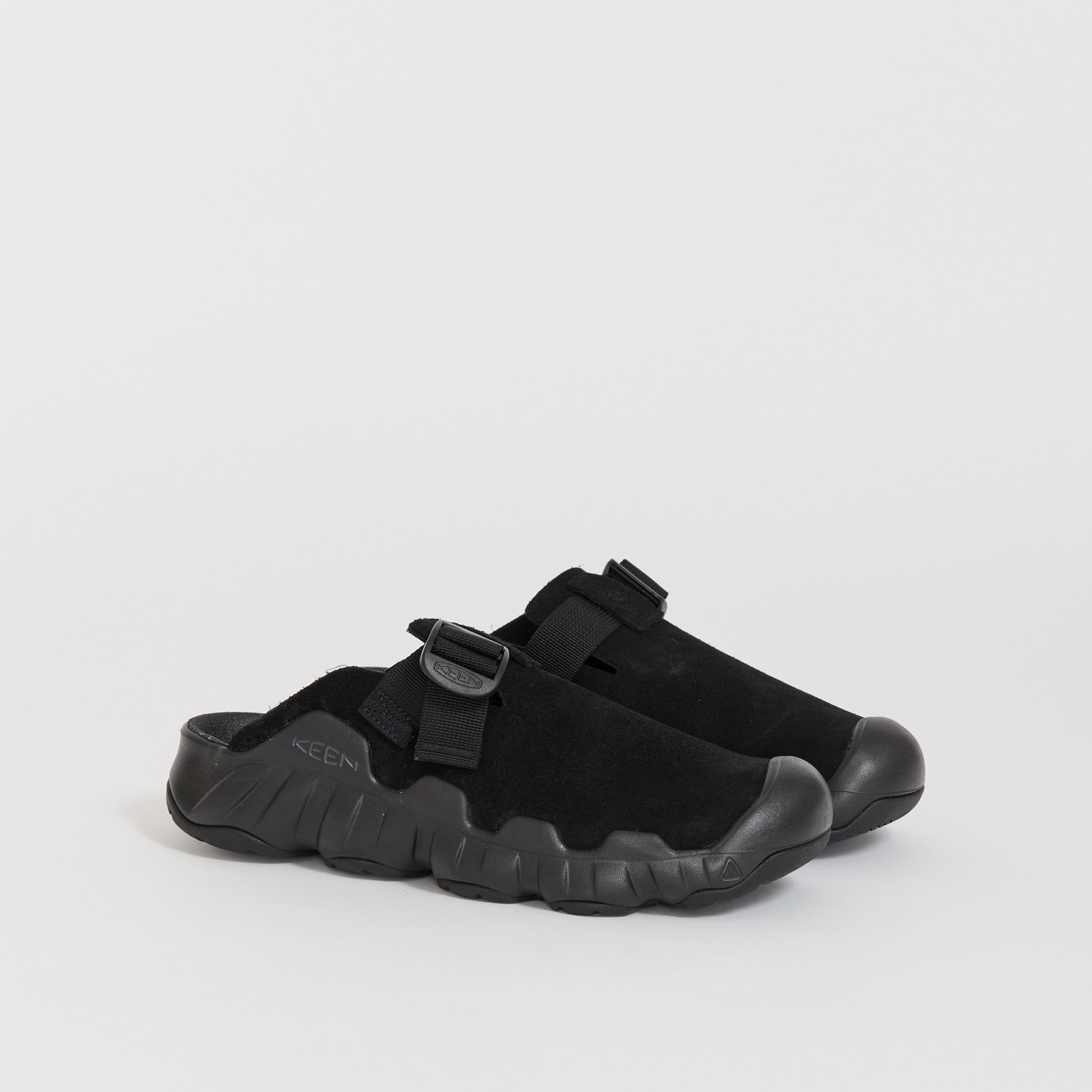 Keen Hyperport Clog Leather Black/Black | Maplestore