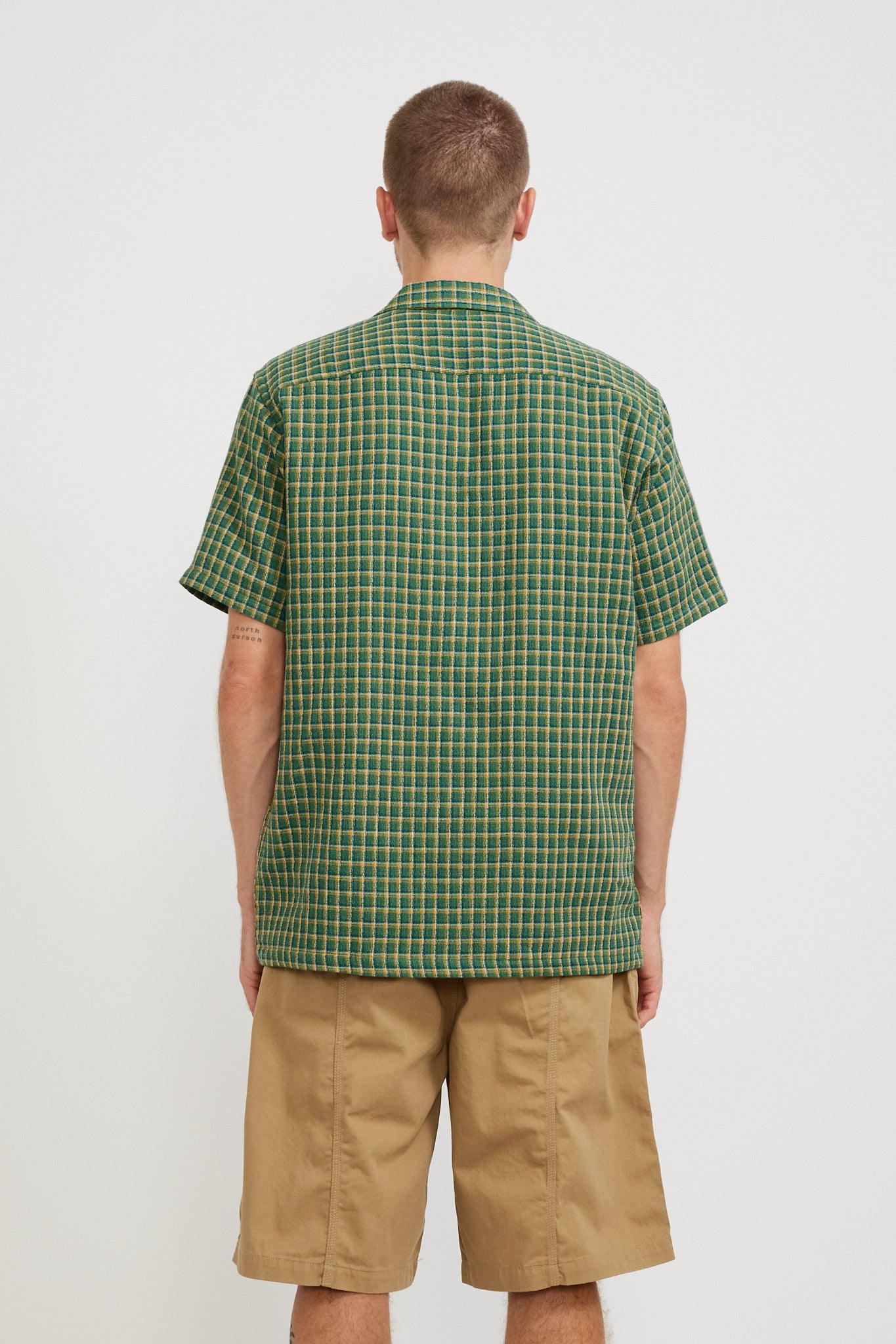 Kestin | Crammond Shirt Green Check | Maplestore