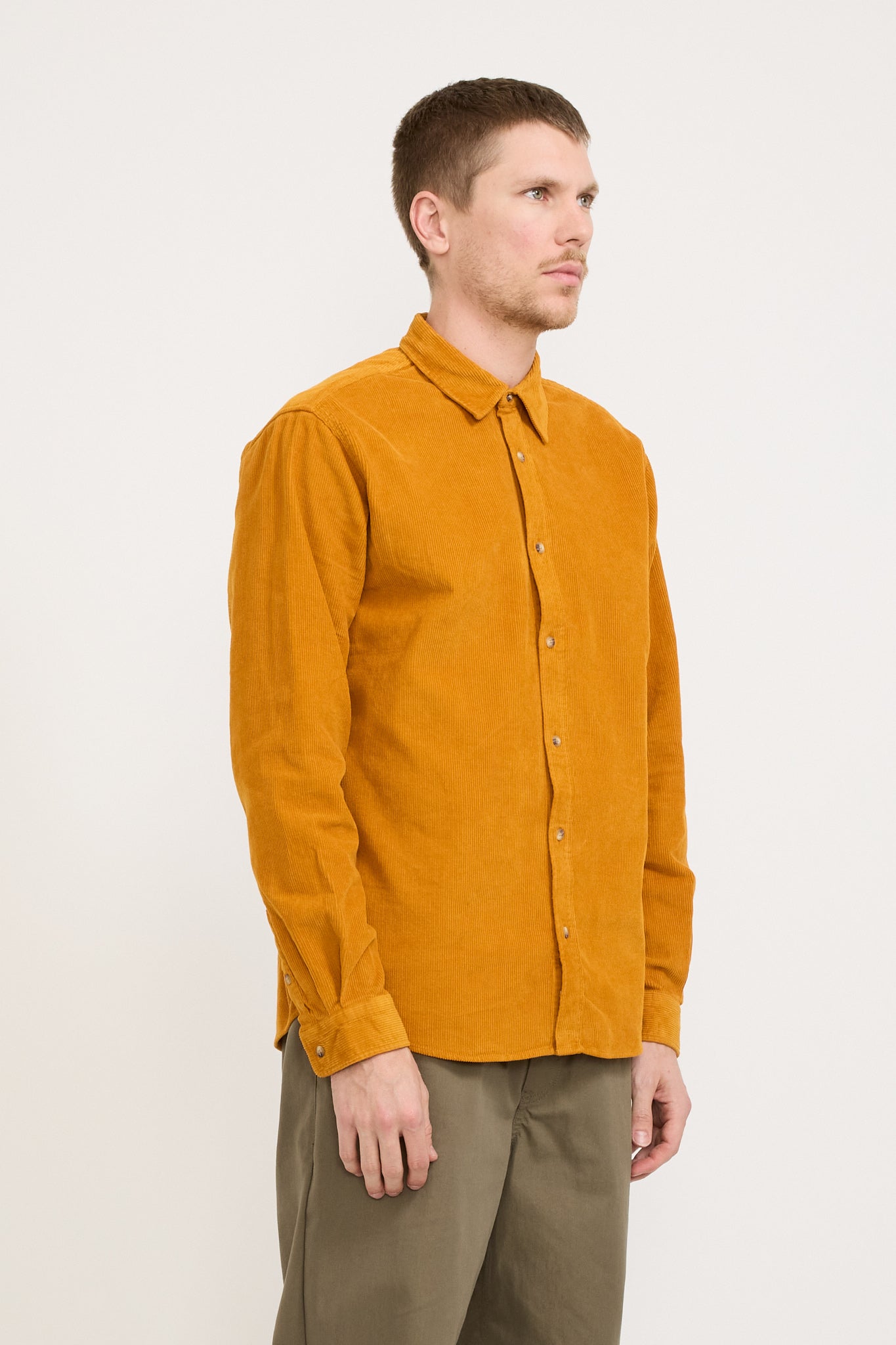 Kestin | Dirleton Shirt Saffron | Maplestore