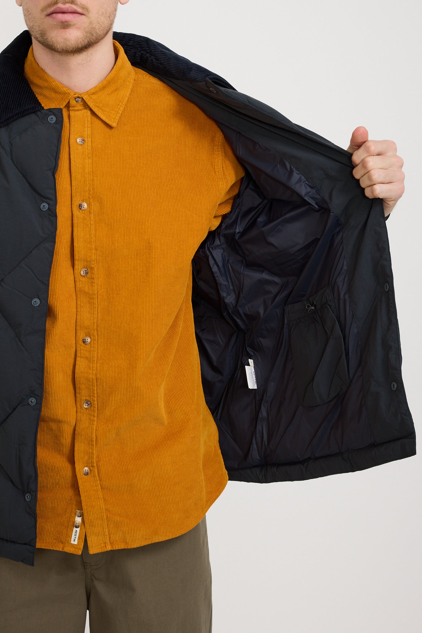 Kestin | Dunbar Padded Jacket Charcoal | Maplestore