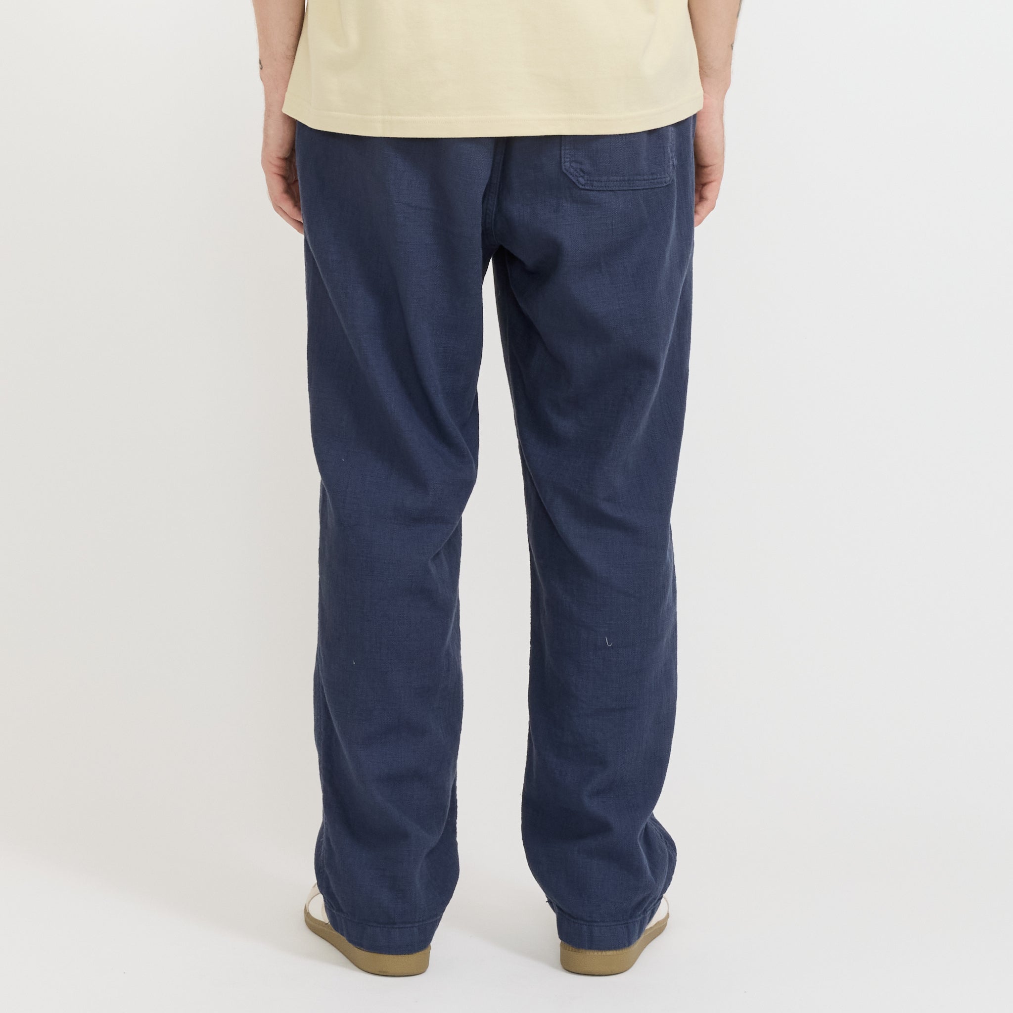 Kestin | Doune Pant Navy Slub | Maplestore