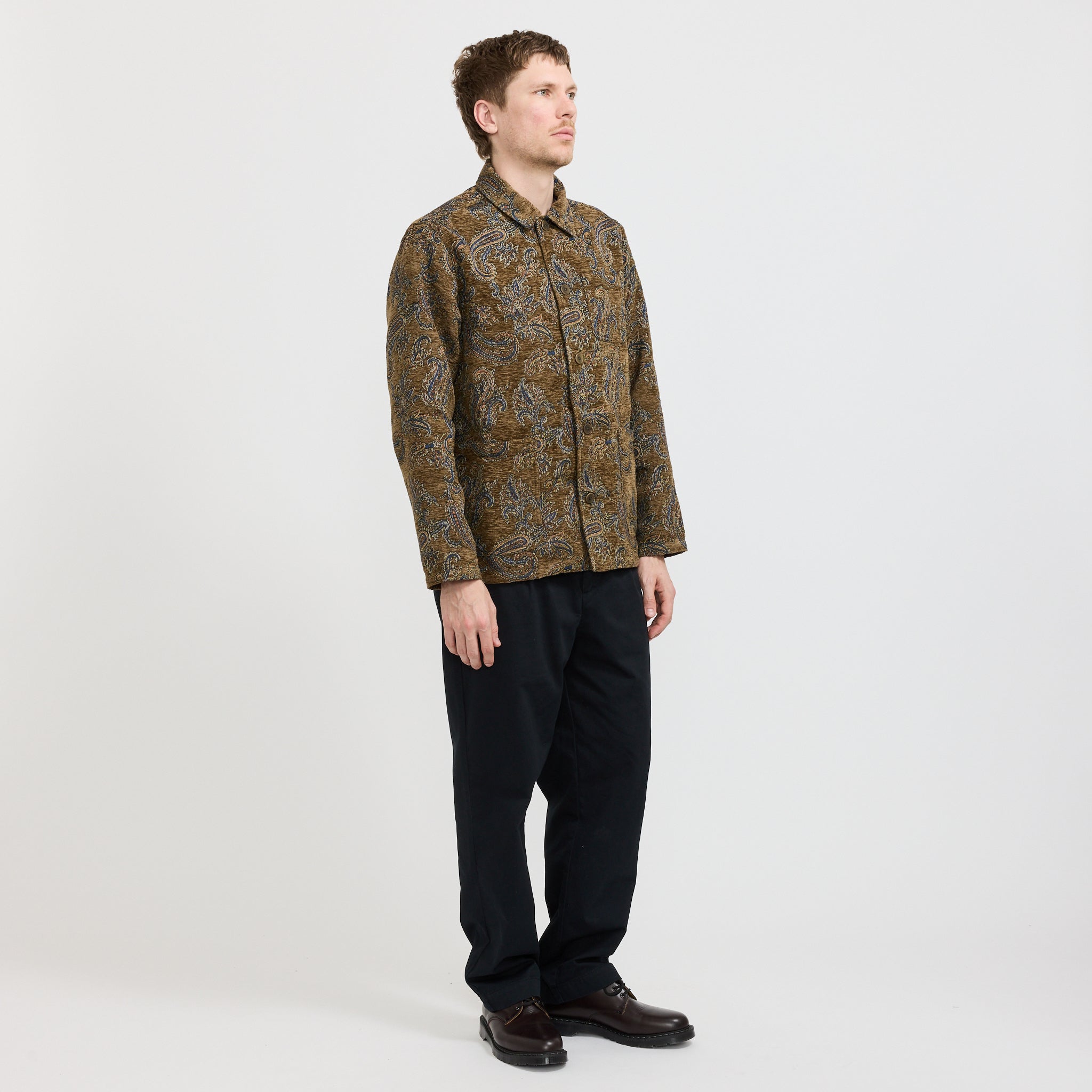 Kestin | Ormiston Jacket Olive Paisley Jacquard | Maplestore