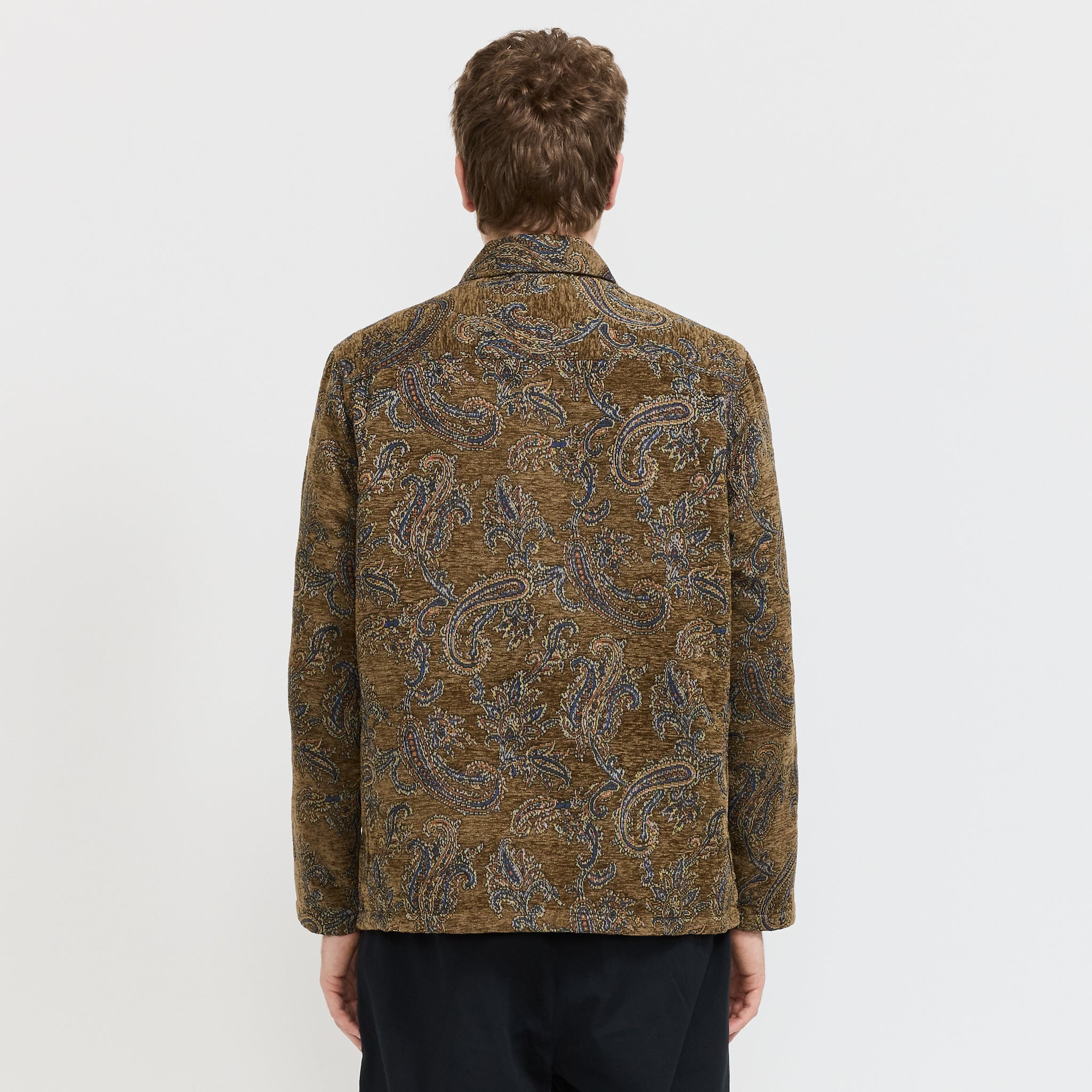 Kestin | Ormiston Jacket Olive Paisley Jacquard | Maplestore