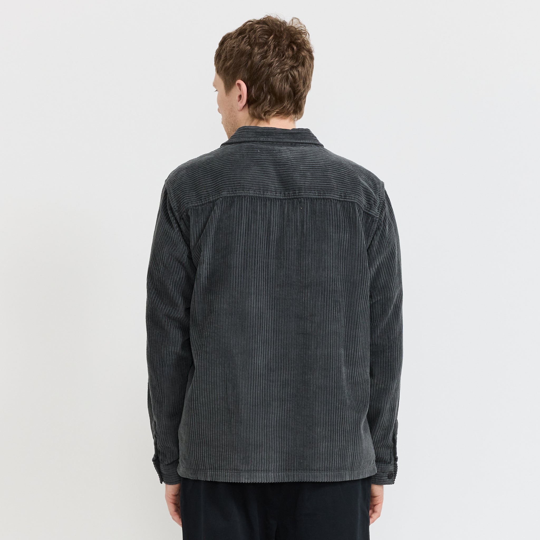 Kestin | Durno Overshirt Corduroy Charcoal | Maplestore