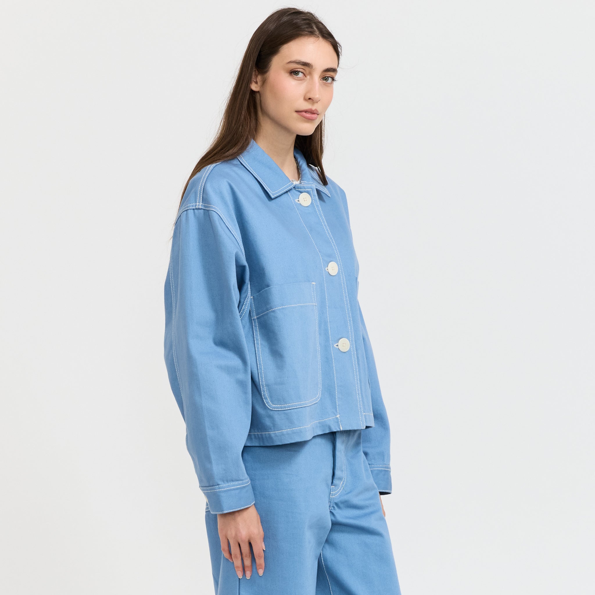 Ava Jacket Sky Denim