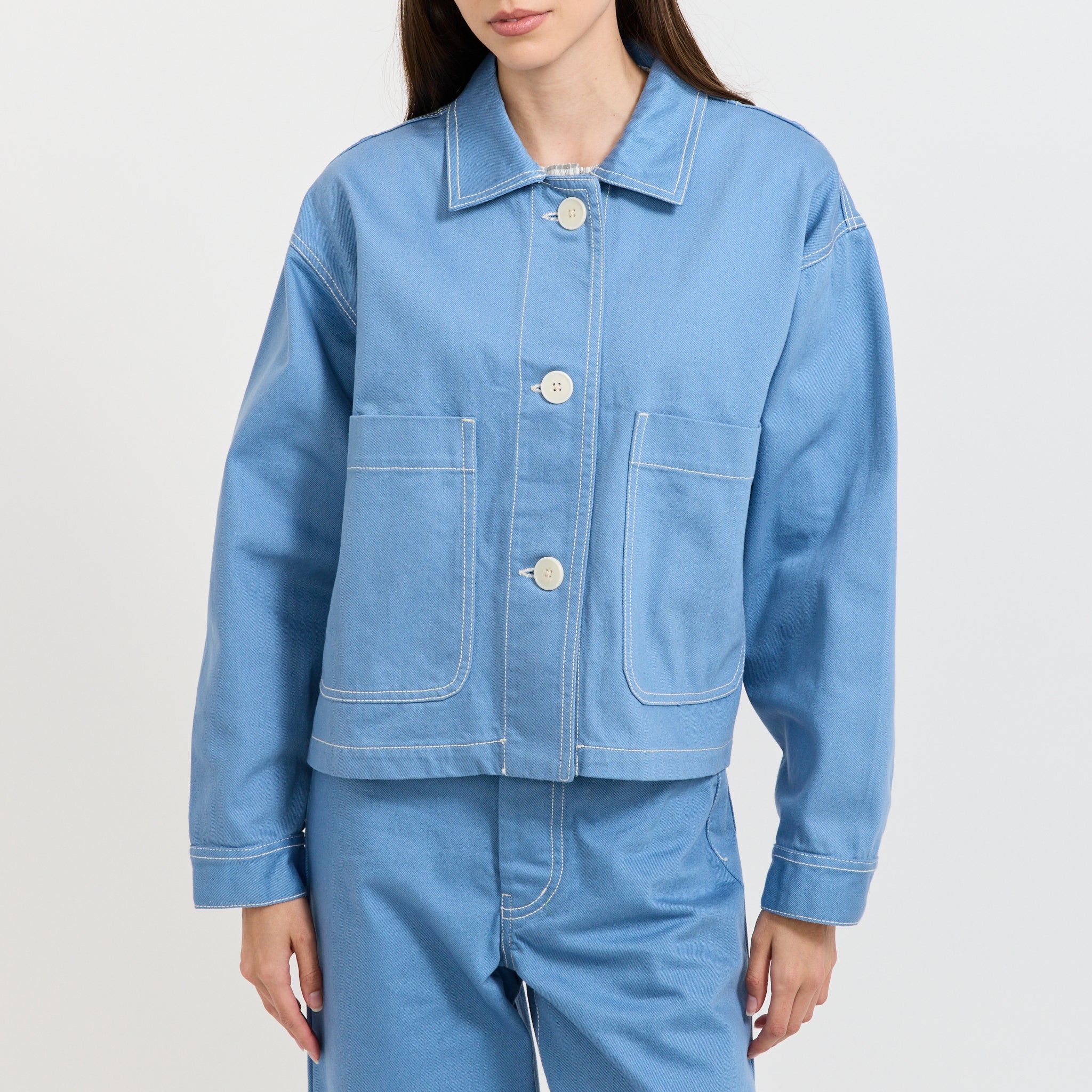 Ava Jacket Sky Denim
