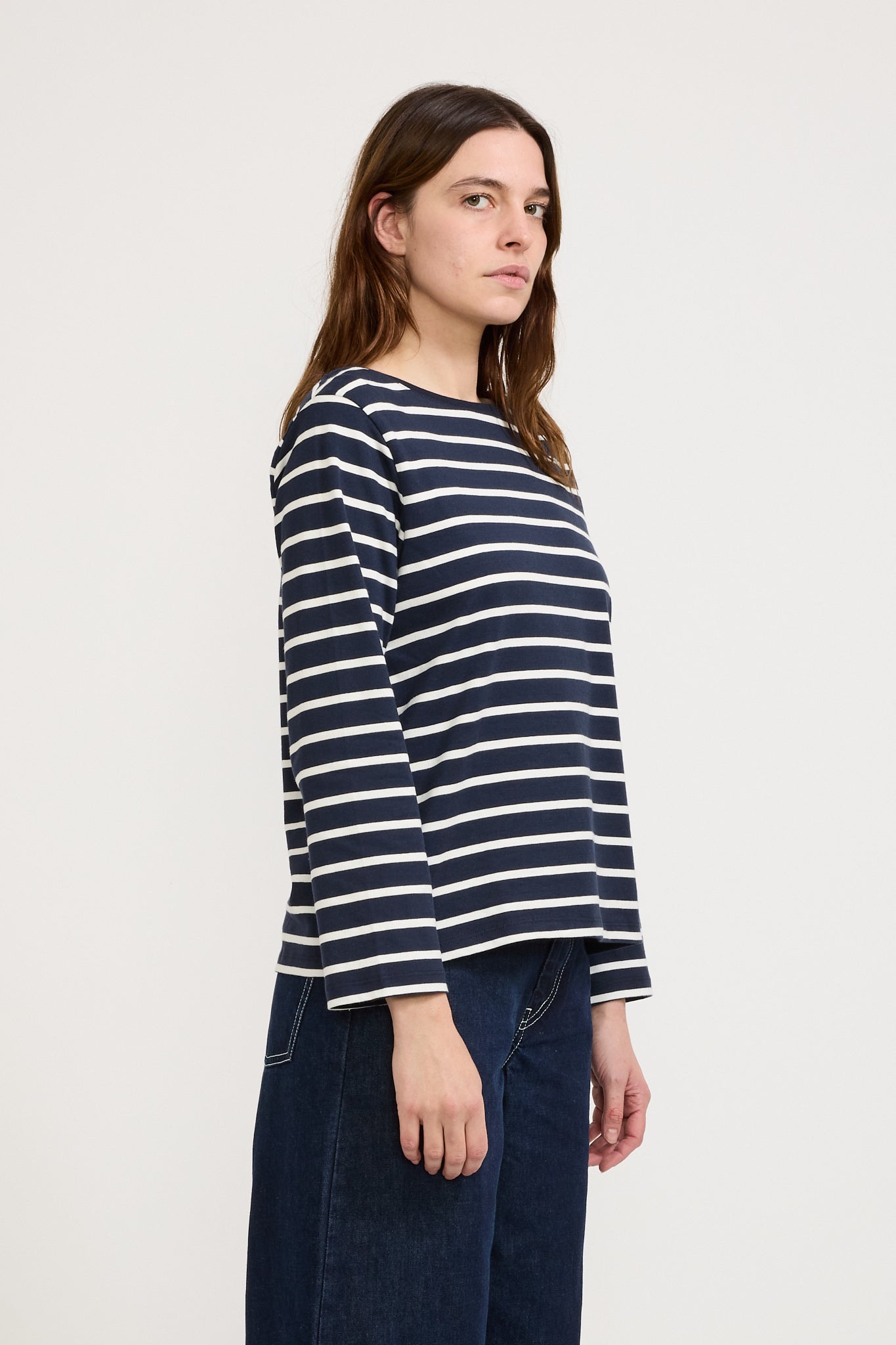 Kowtow | Breton Top Navy Breton | Maplestore