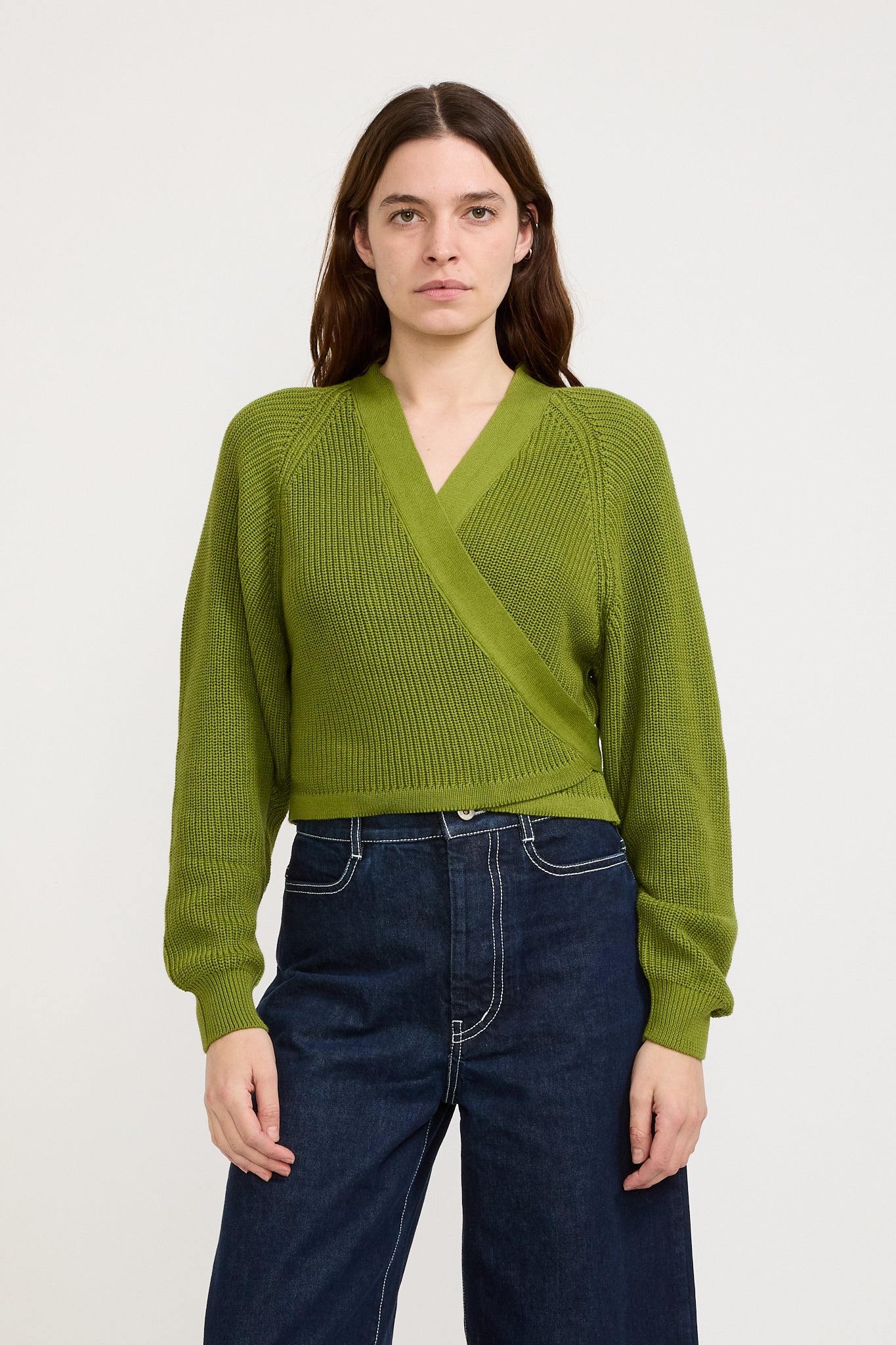 Kowtow | Composure Cardigan Leaf | Maplestore